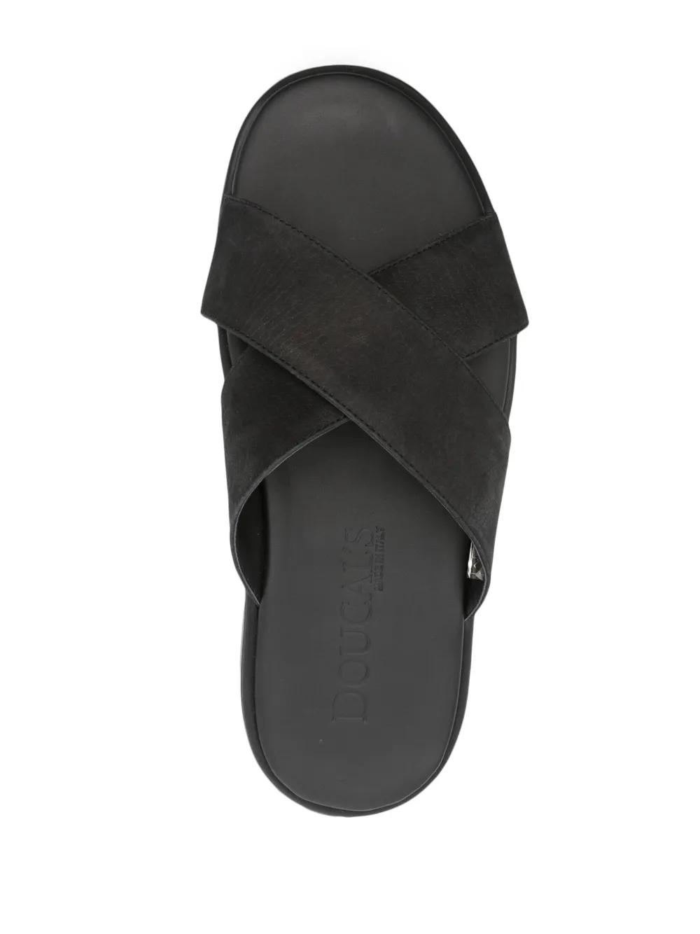 slip-on leather sandals Product Image