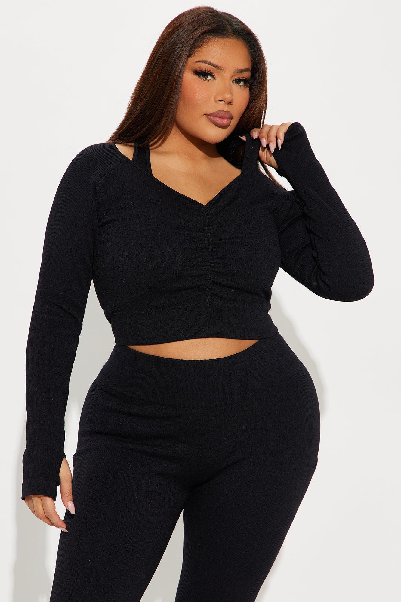 Prone Work Effortless Seamless Active Set - Black Product Image