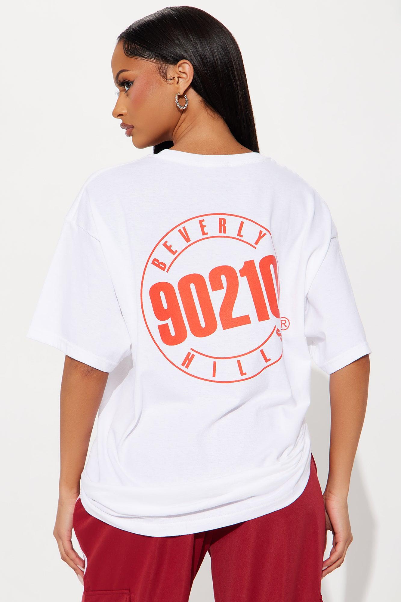 Beverly Hills 90210 Oversized Tee - White Female Product Image