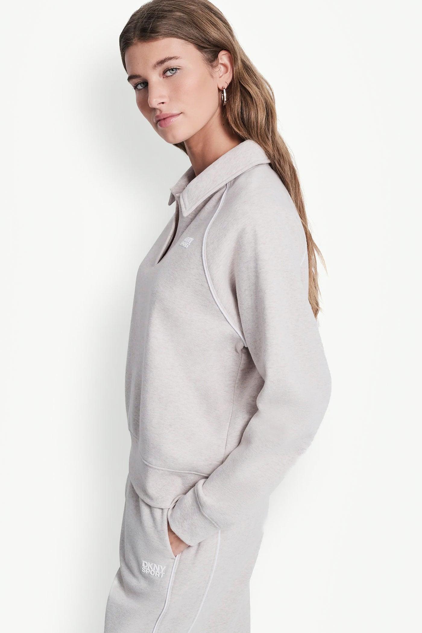 PIPED LOGO POLO SWEATSHIRT Product Image