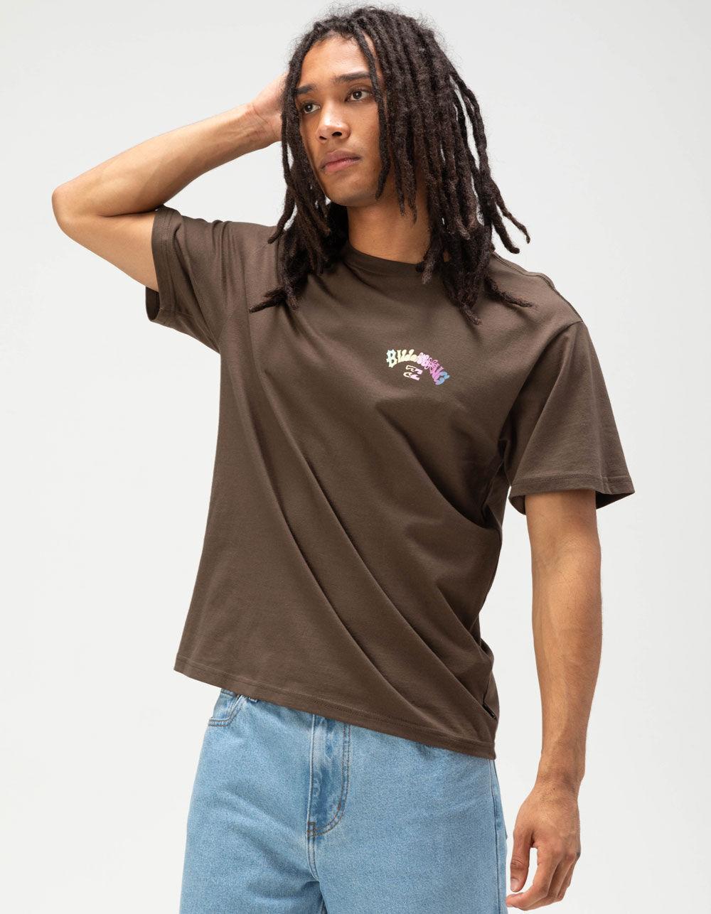 BILLABONG Fun Arch Mens Tee - DARK BROWN Product Image