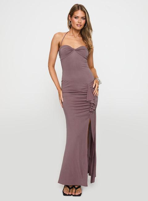 Destinations Maxi Dress Mauve Product Image