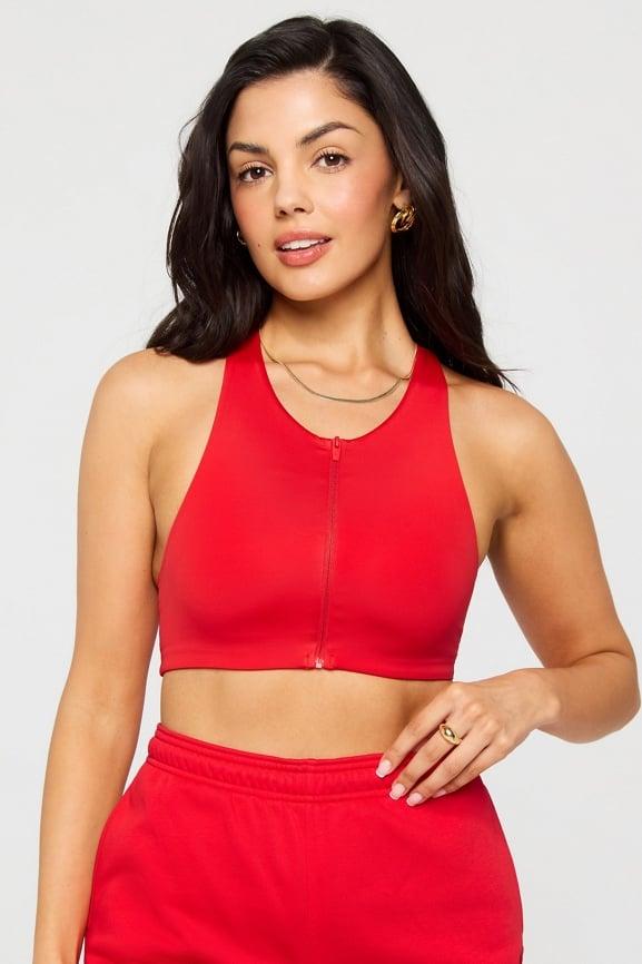 Zip-Front Swim Top Product Image