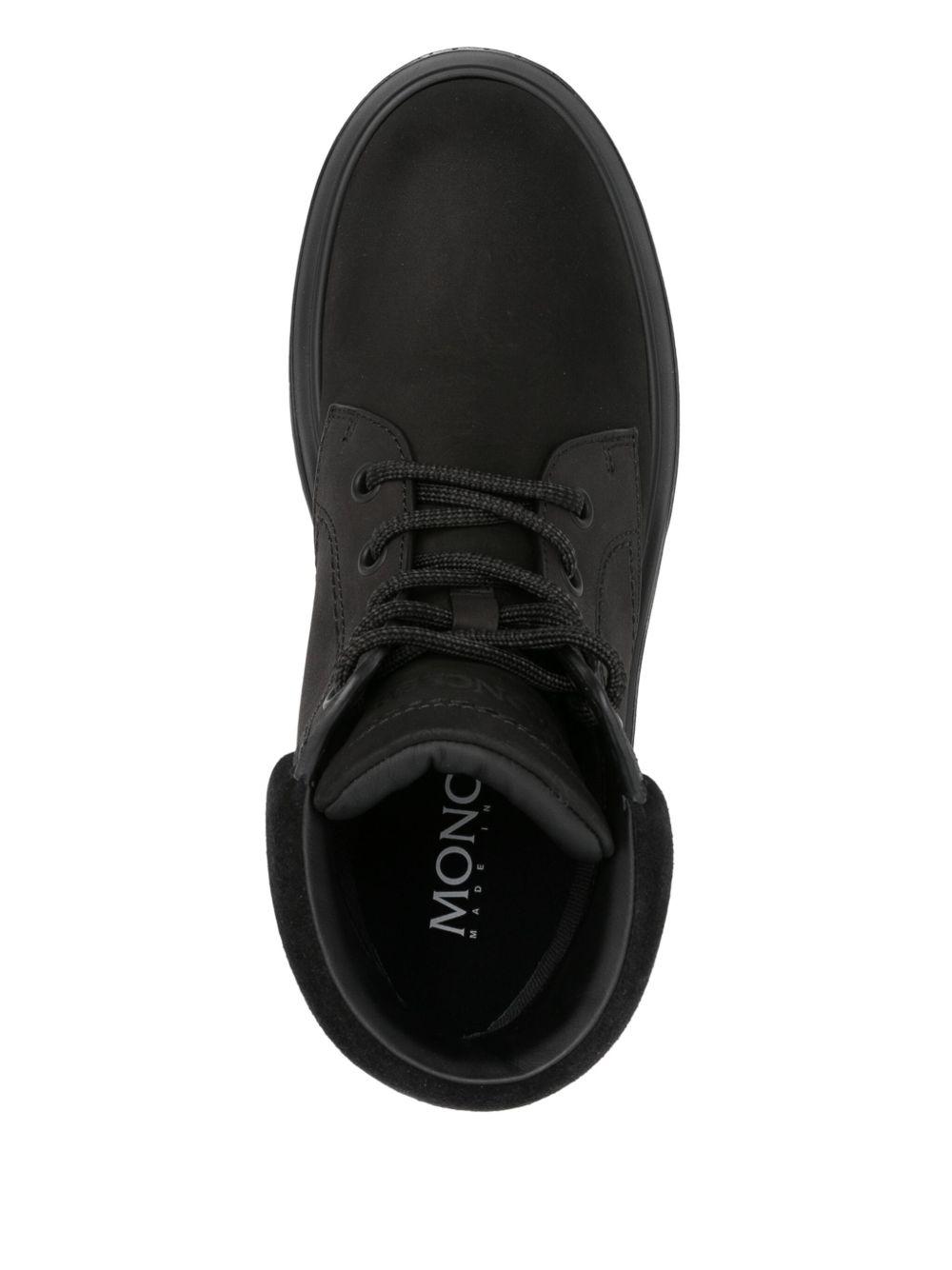 lace-up rubber-sole boots Product Image