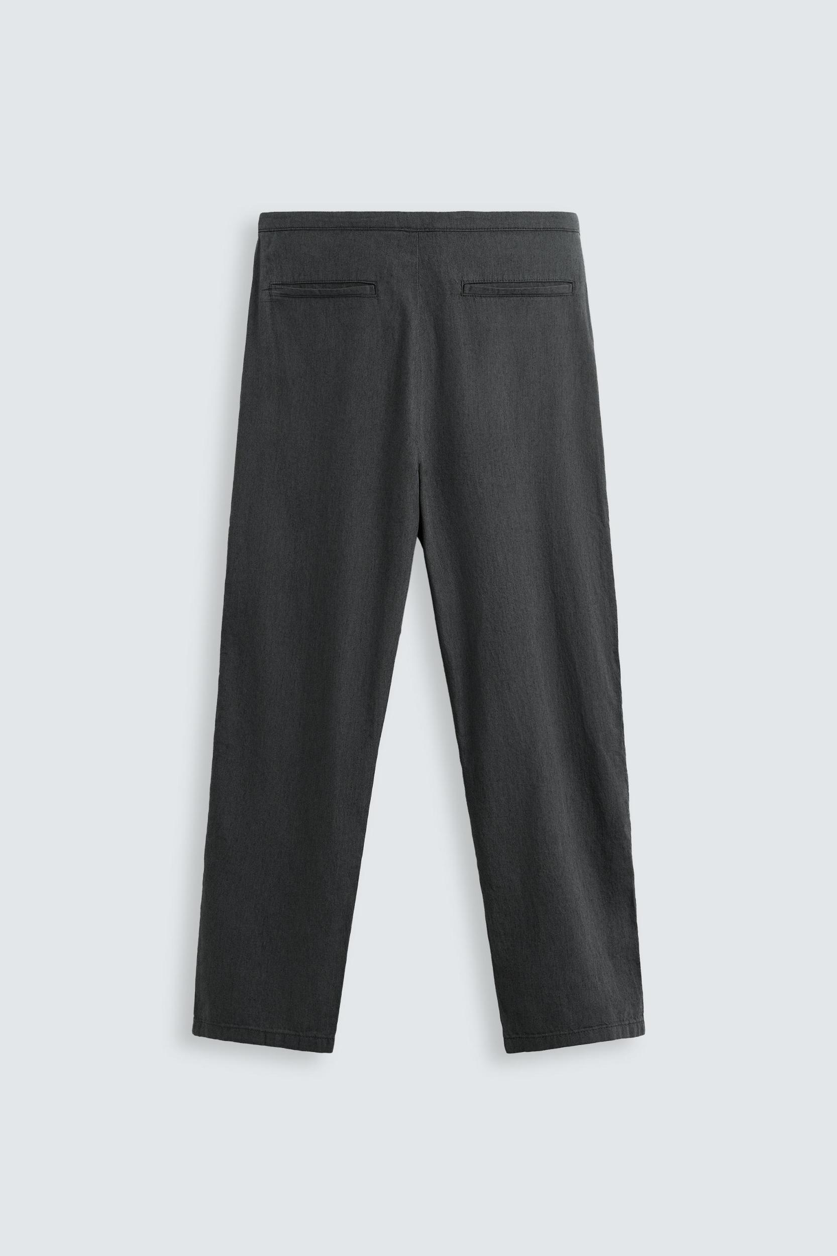 COTTON LINEN PANTS Product Image