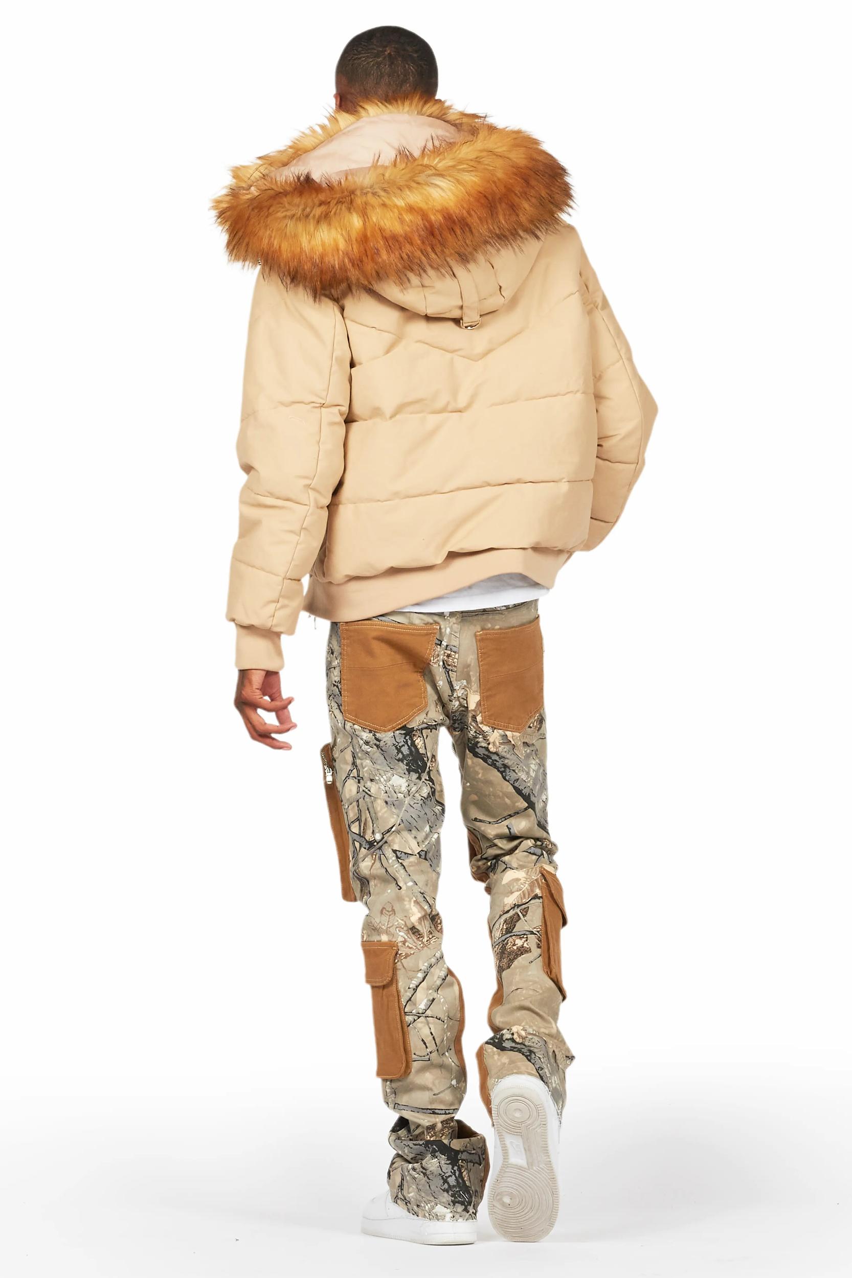 Boys Petter Beige Baggy Fit Jean Boys Product Image