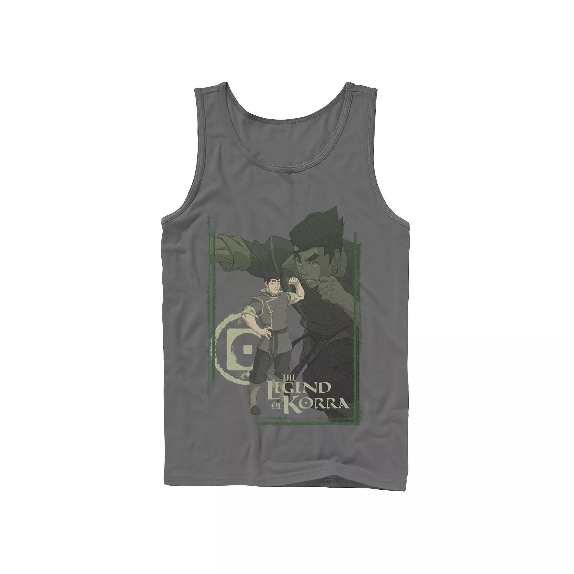 Men's Nickelodeon The Legend Of Korra Bolin Collage Poster Tank Top,  Product Image
