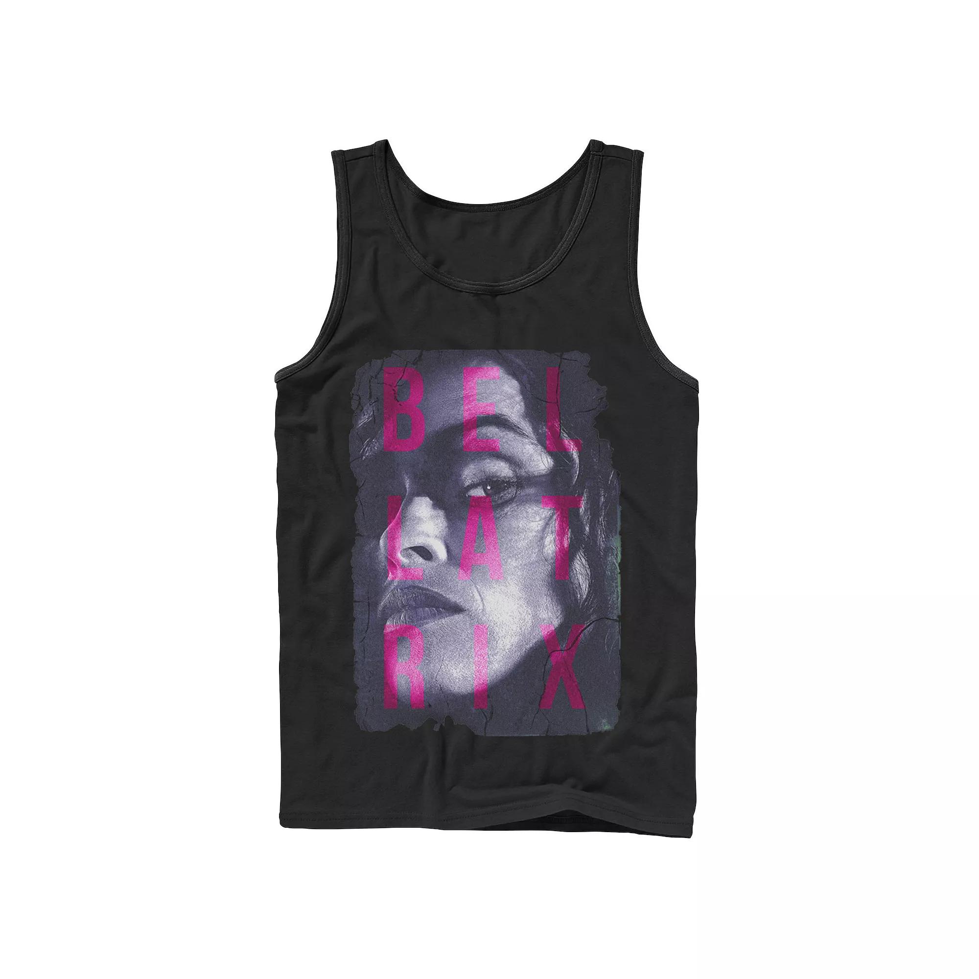 Men's Harry Potter Bellatrix Lestrange Text Overlay Tank Top,  Product Image