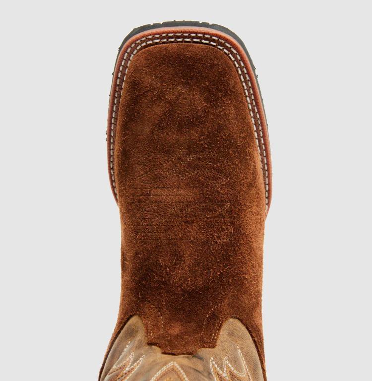 SALE Dan Post Laredo® Men's Rust Roughout Square Toe Boots Product Image