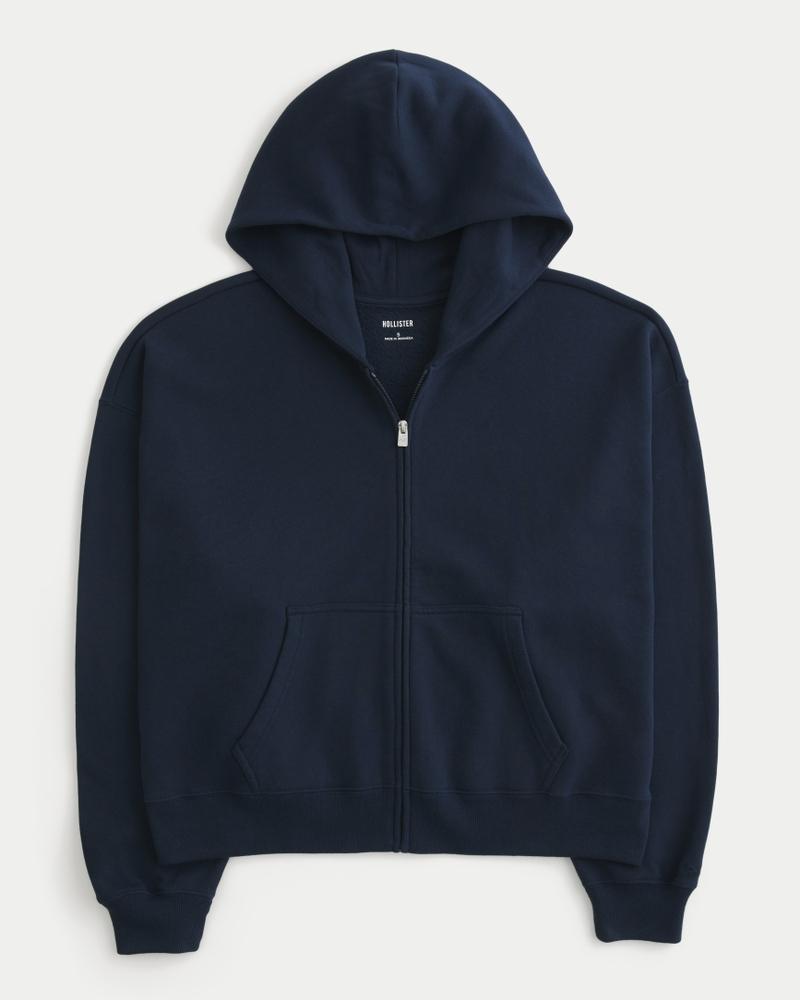 Oversized Zip-Up Hoodie Product Image