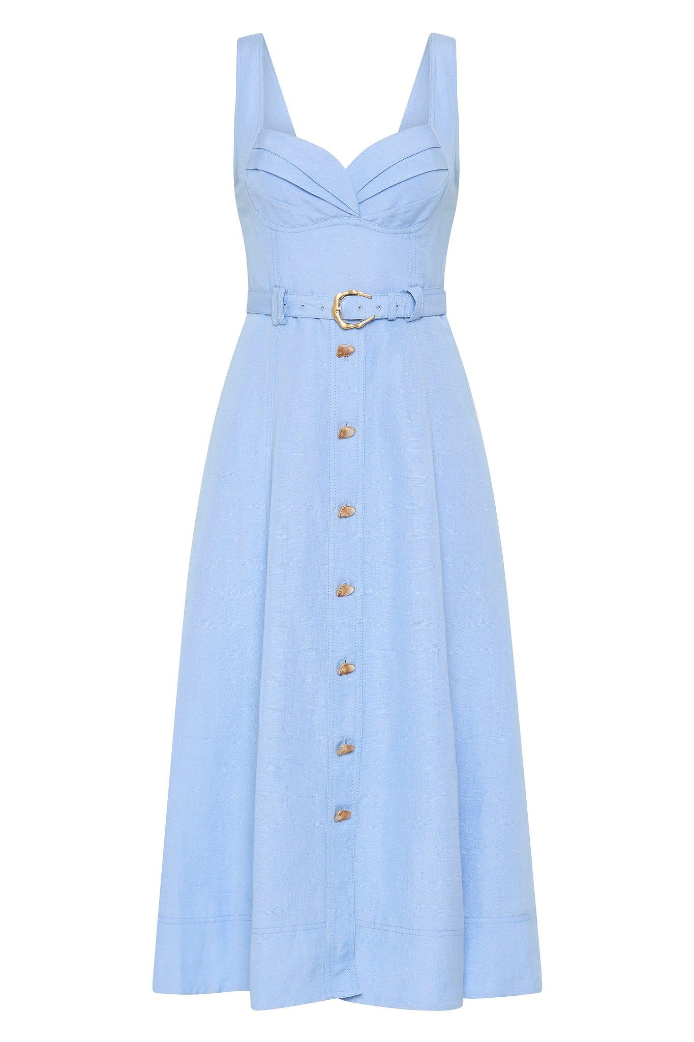 Primary Belted Midi Dress Product Image