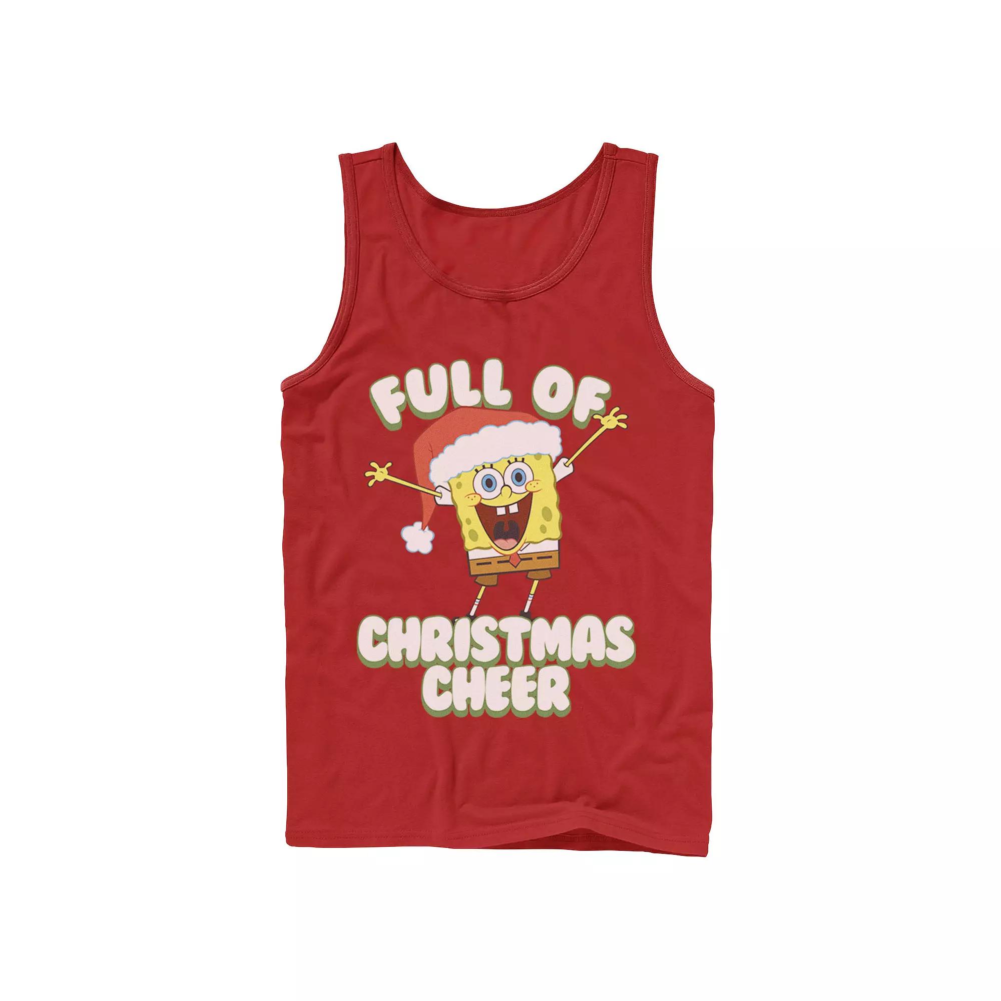 Men's SpongeBob SquarePants Full of Cheer Tank Top Top,  Product Image