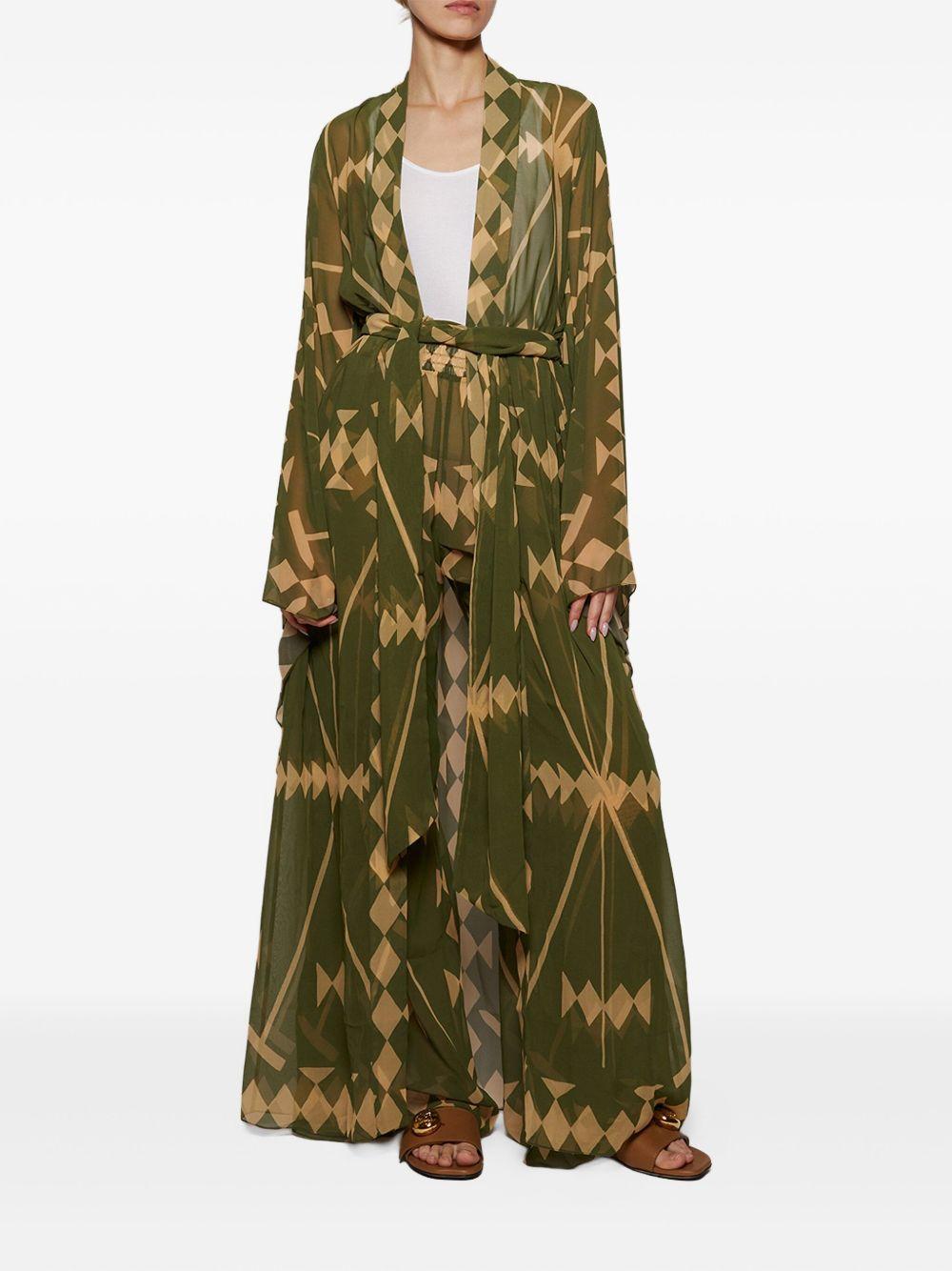 geometric-print trousers Product Image