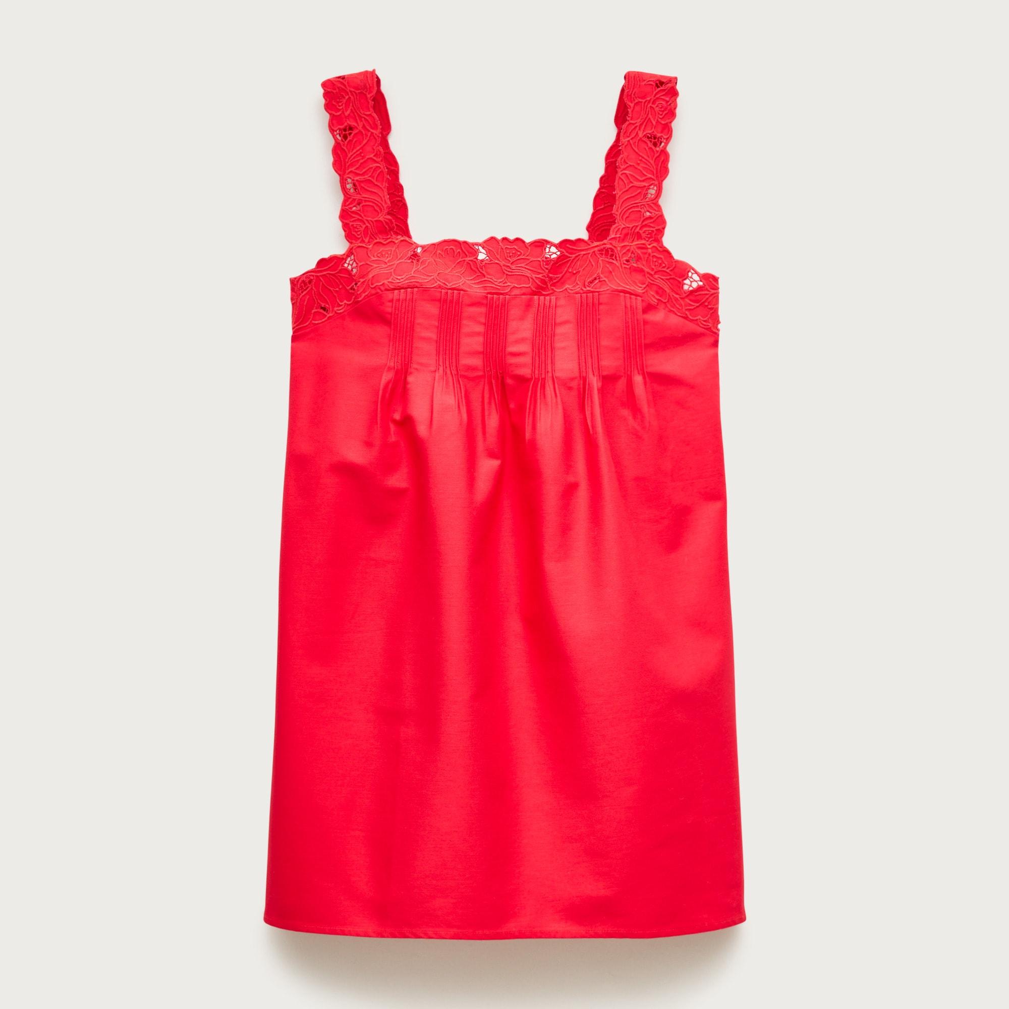 Ondine mini dress in double cotton poplin Product Image