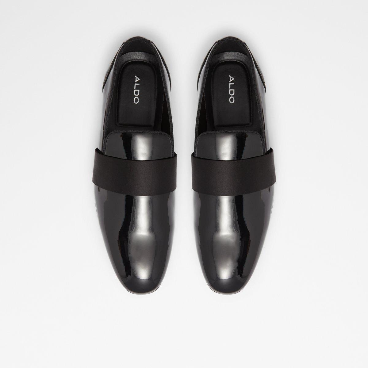 Asaria Open Black Leather Suede Men's Loafers & Slip-Ons | ALDO US Product Image