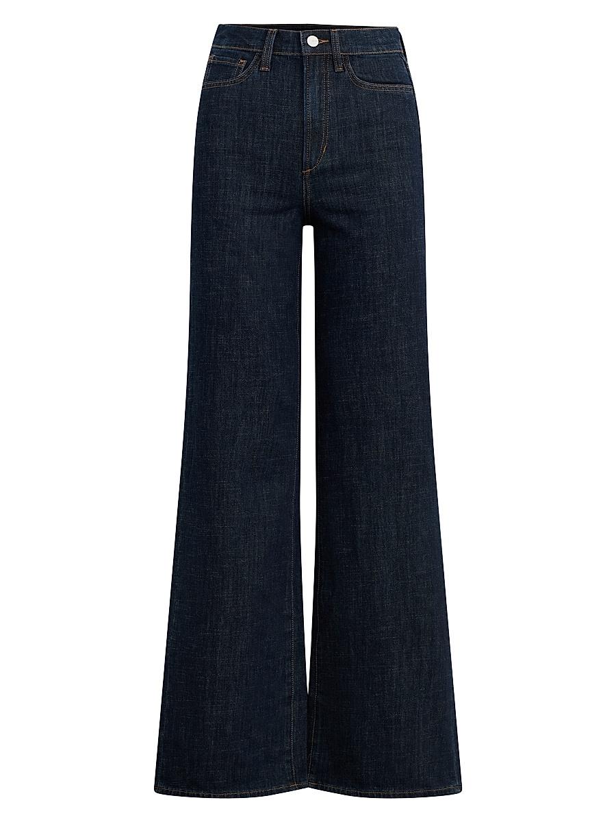 Womens The Mia High-Rise Wide-Leg Jeans Product Image