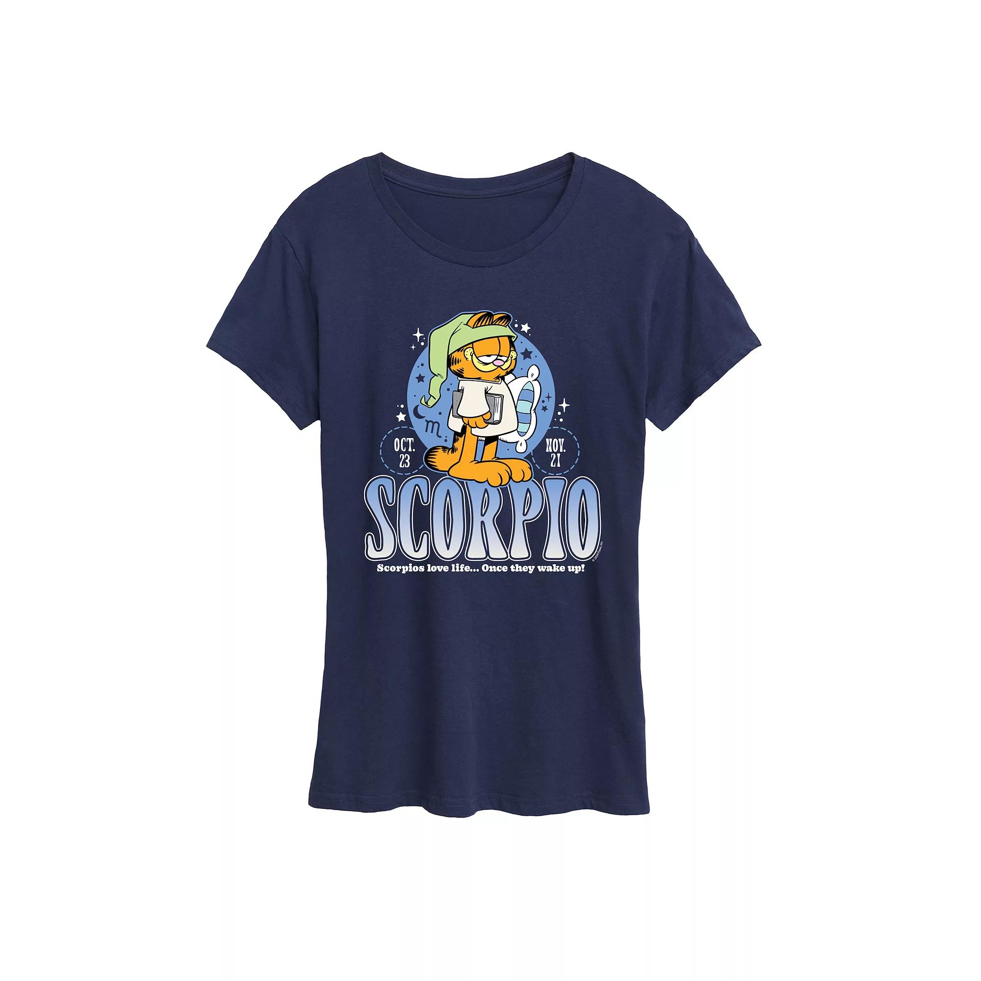 Plus Garfield Scorpio Graphic Tee, Women's,  Product Image