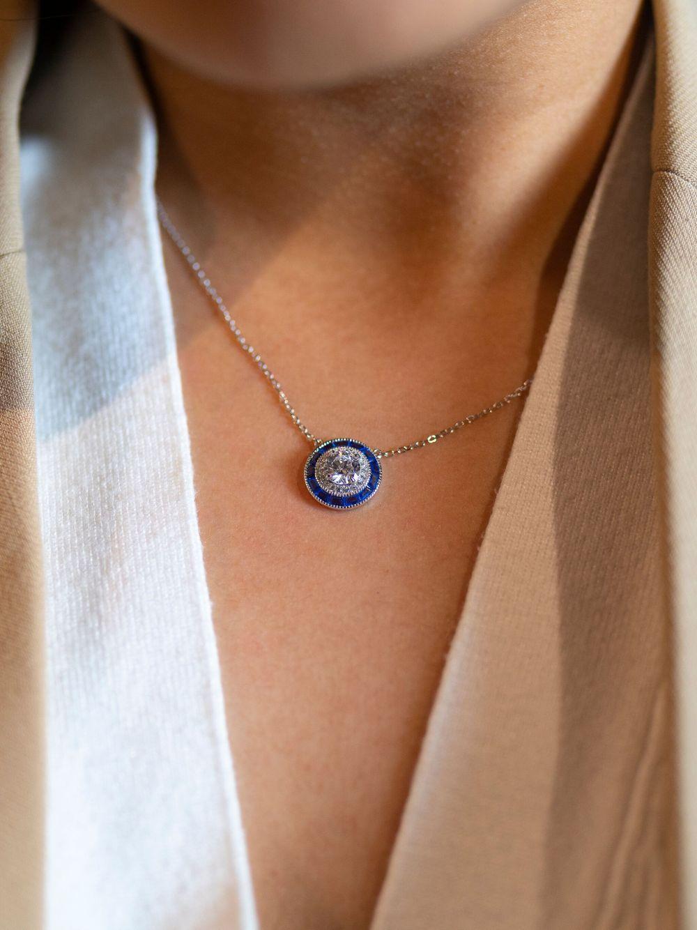 Bottega Blue necklace Product Image