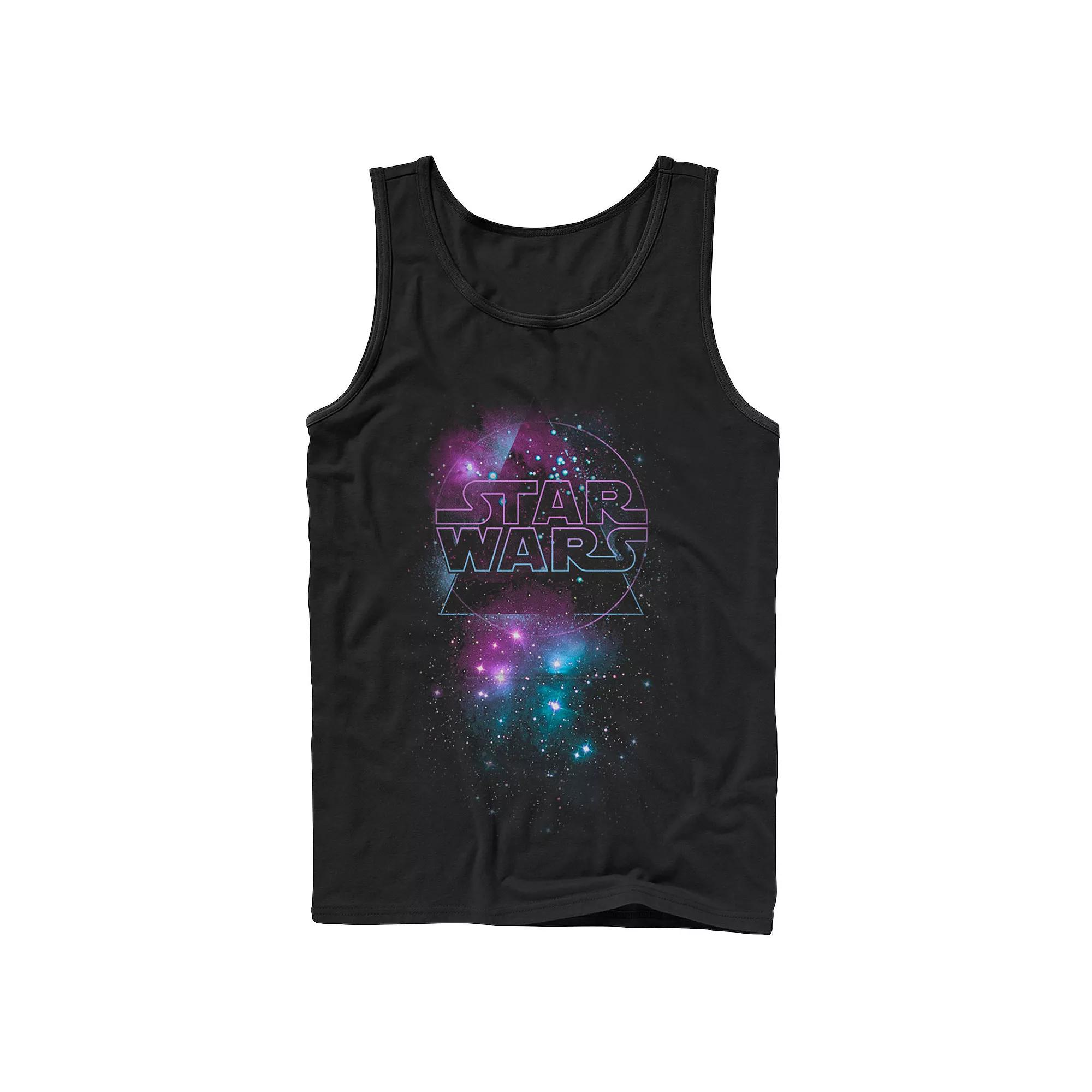 Men's Star Wars Galaxy Logo Geometrics Tank Top,  Product Image