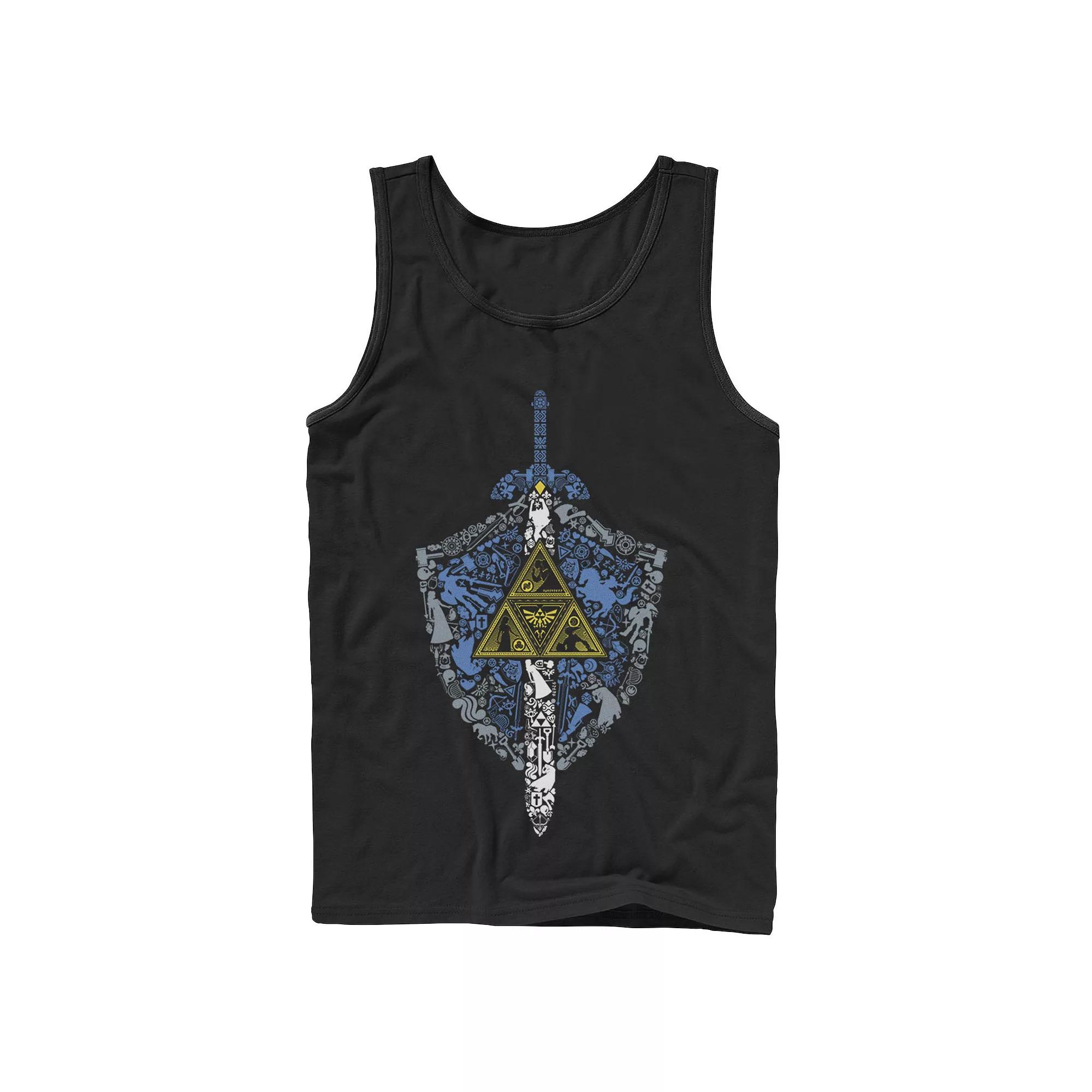 Men's Nintendo The Legend of Zelda Hylian Shield Tank Top,  Product Image