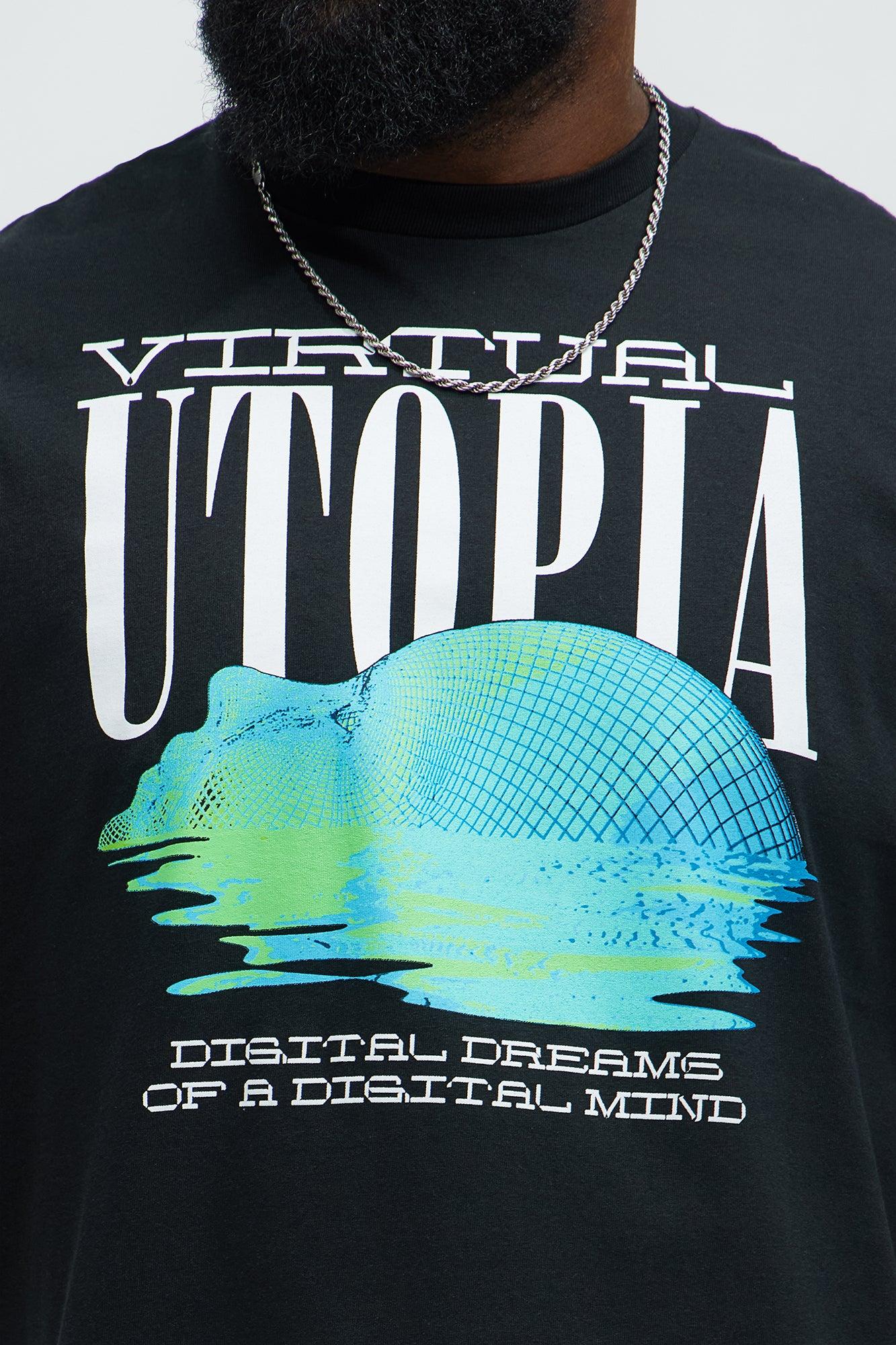 Virtual Utopia Short Sleeve Tee - Black Product Image