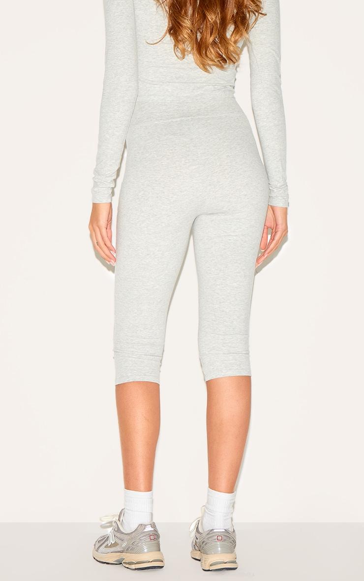 Ash Grey Sculpt Pedal Pusher Leggings Product Image