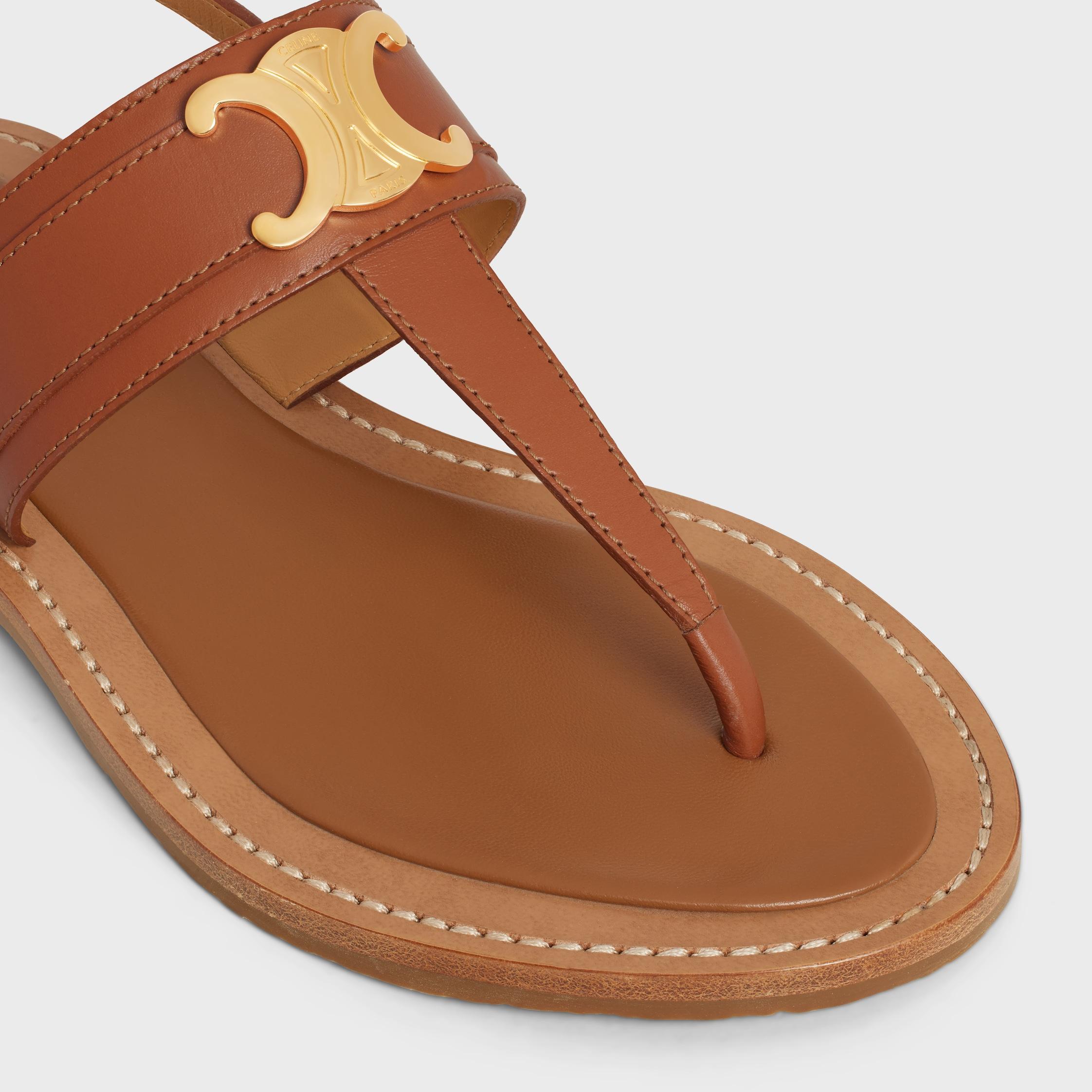 CELINE LYMPIA TRIOMPHE THONG IN CALFSKIN Product Image