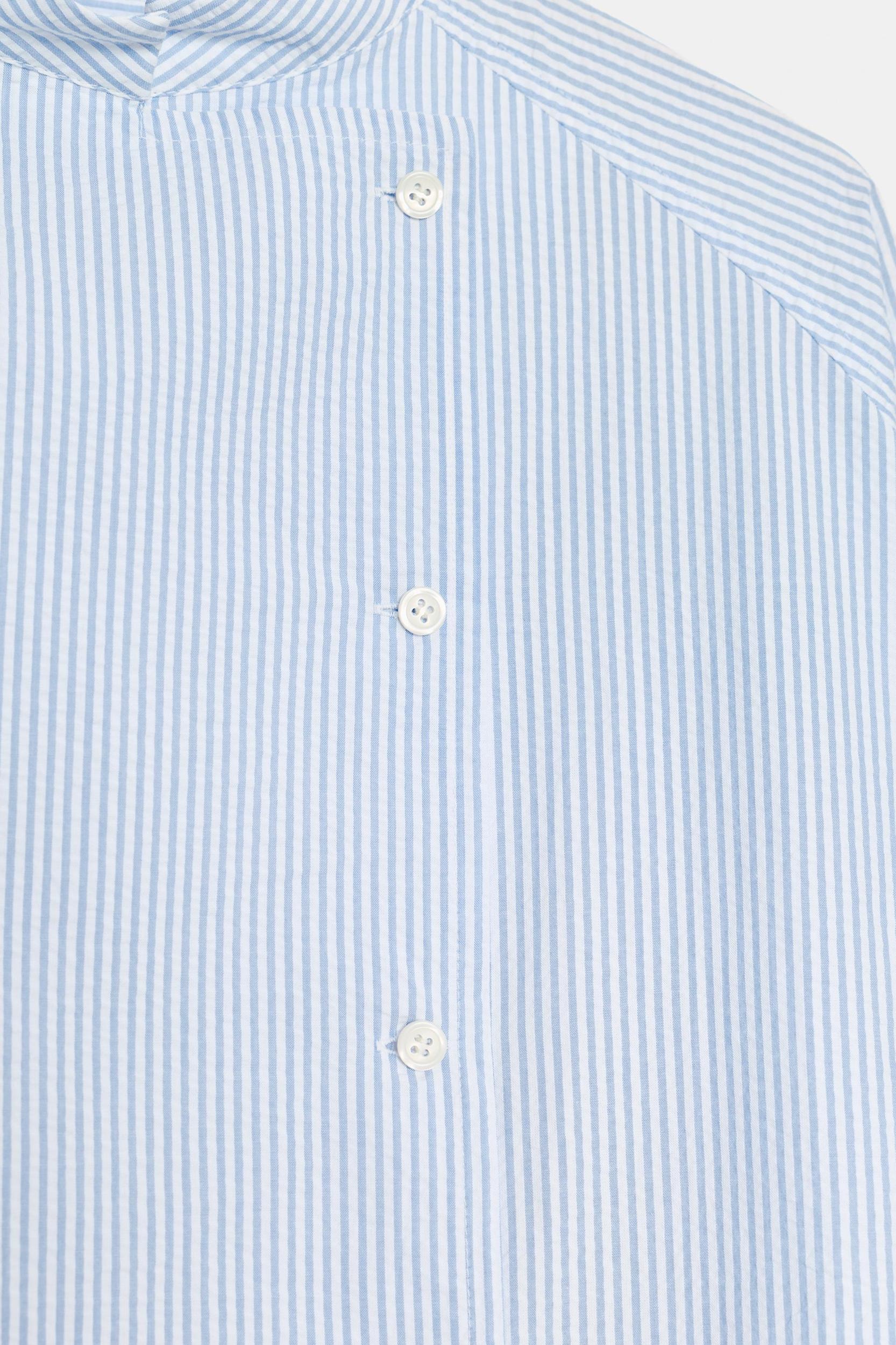 ZW COLLECTION ASYMMETRIC STRIPED SHIRT Product Image