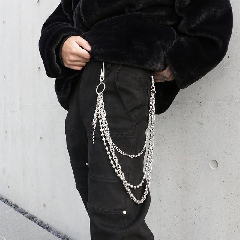 SILVER TRIPLE KEY CHAIN Product Image