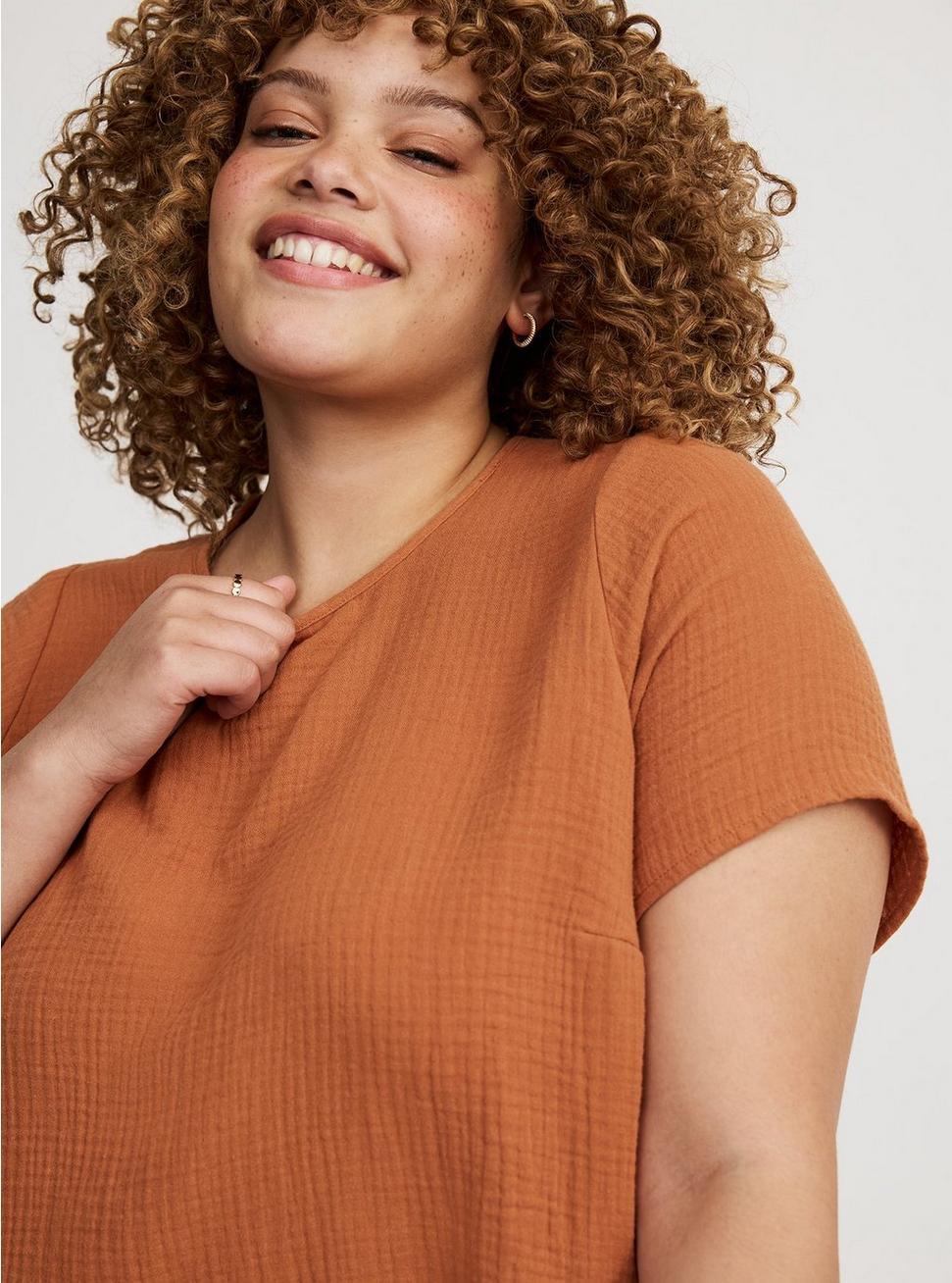 Short Sleeve Tiered Top Product Image