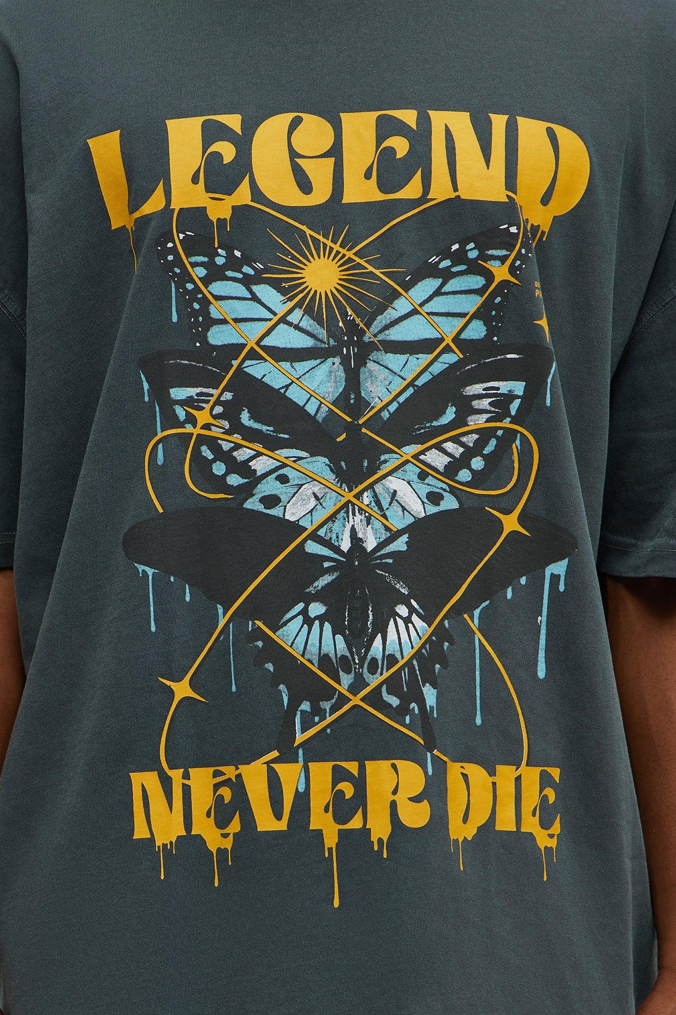 Blessed Dream Oversized Short Sleeve Tee - Grey Male Product Image