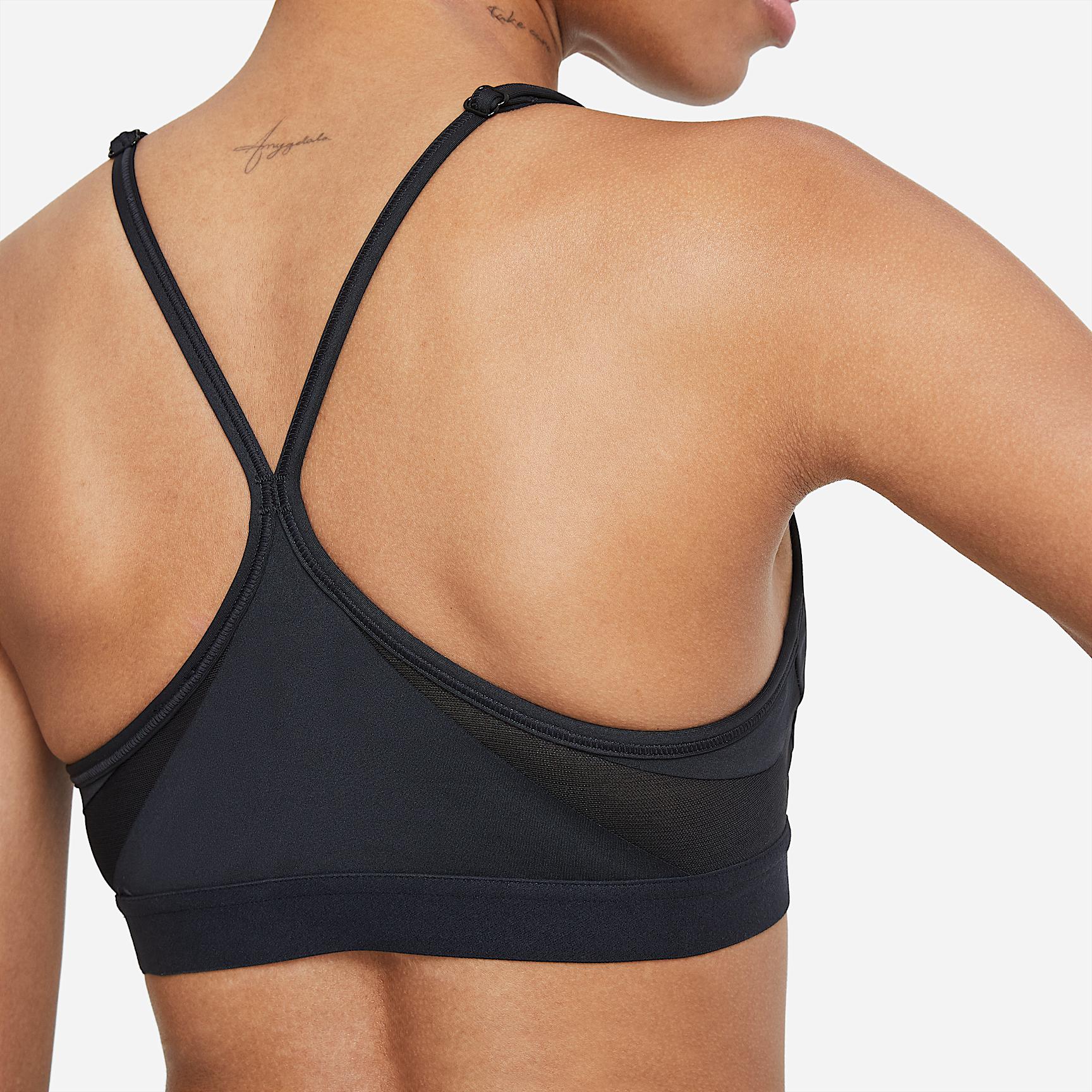 Nike Womens Indy Light-Support Padded V-Neck Sports Bra | CZ4456-010 Product Image