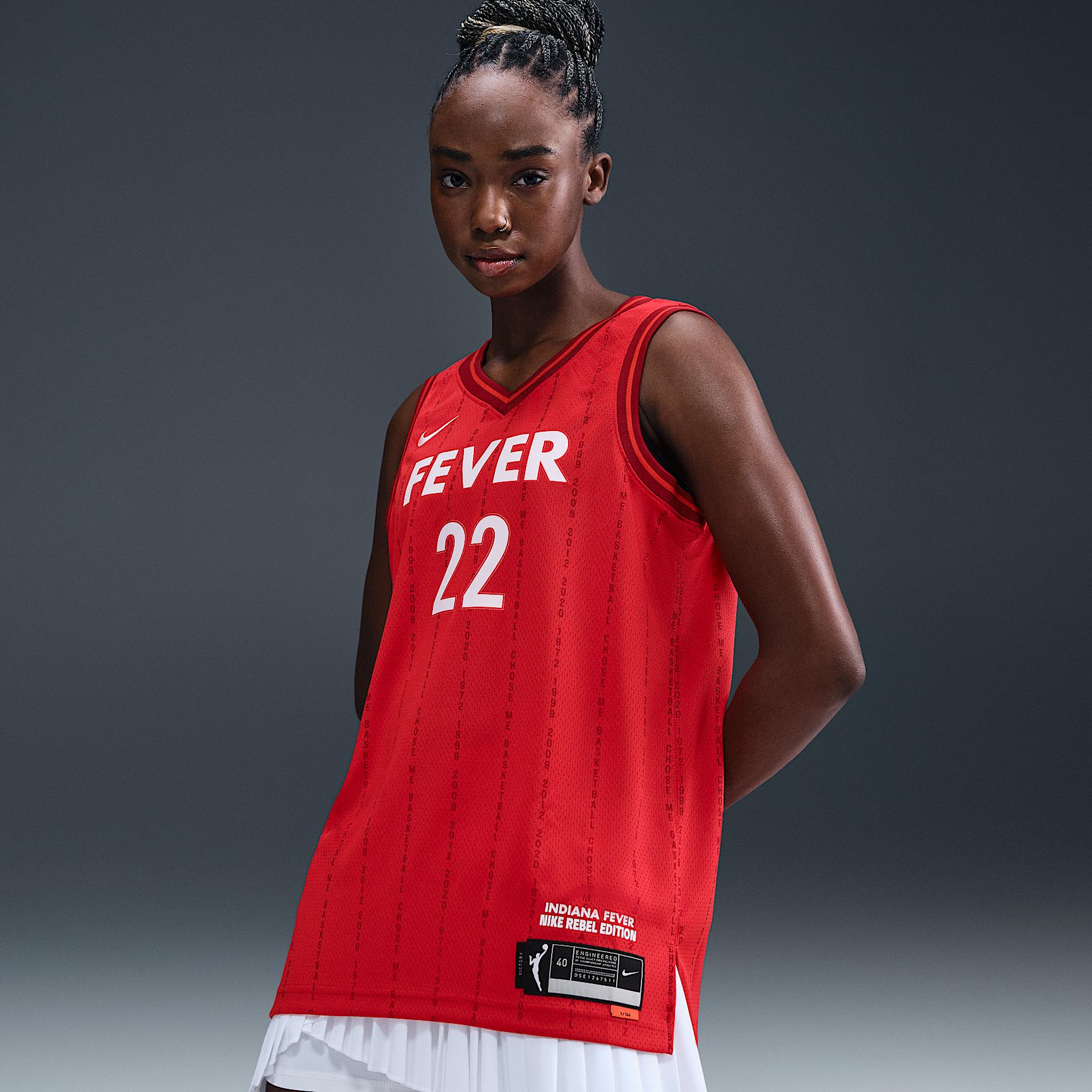 Caitlin Clark Indiana Fever 2024 Nike Womens Dri-FIT WNBA Victory Jersey | DR8398-659 Product Image