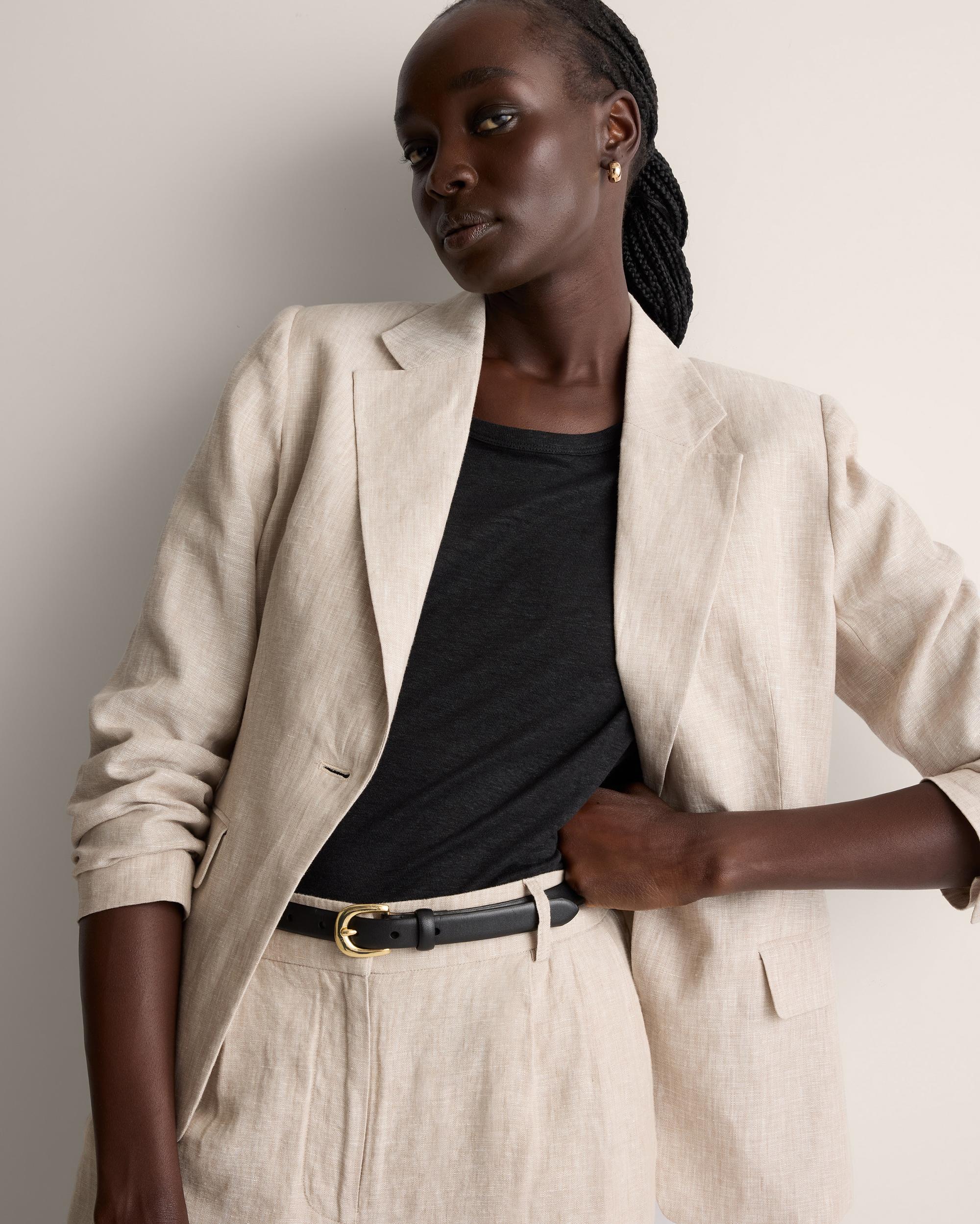 Quince | Women's 100% European Linen Jersey T-Shirt Size XS Product Image