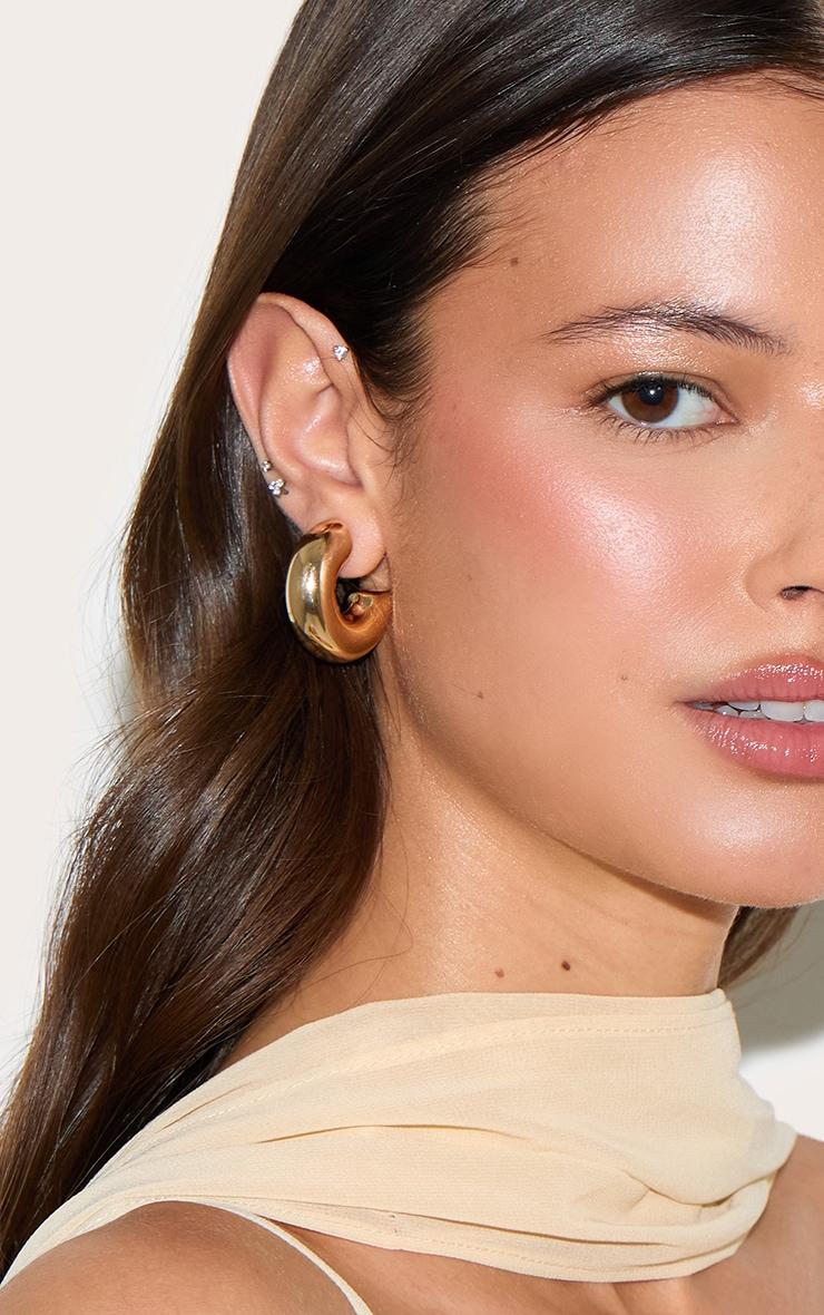 Gold Chubby Hoop Multipack Product Image