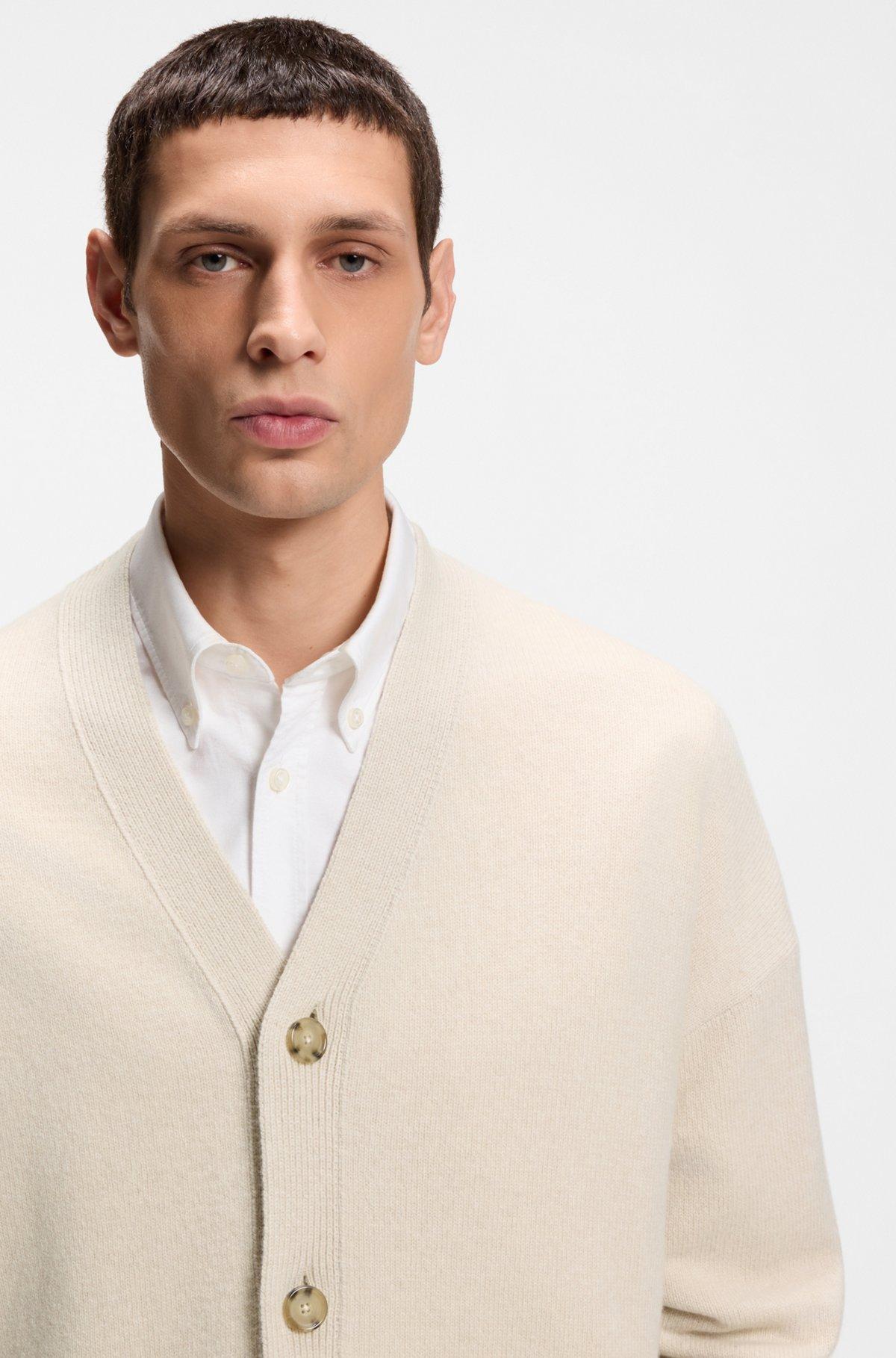 Virgin-wool cardigan in a relaxed fit Product Image