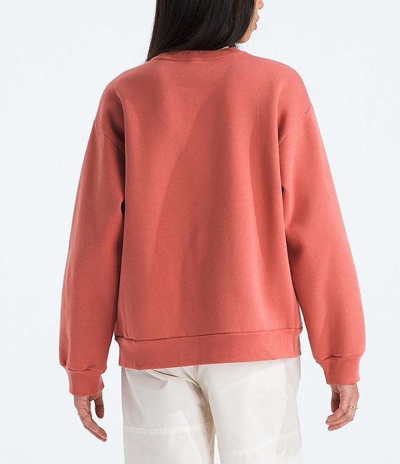 The North Face Women's Evolution Embroidered Logo Crew Neck Long Sleeve Pullover Product Image