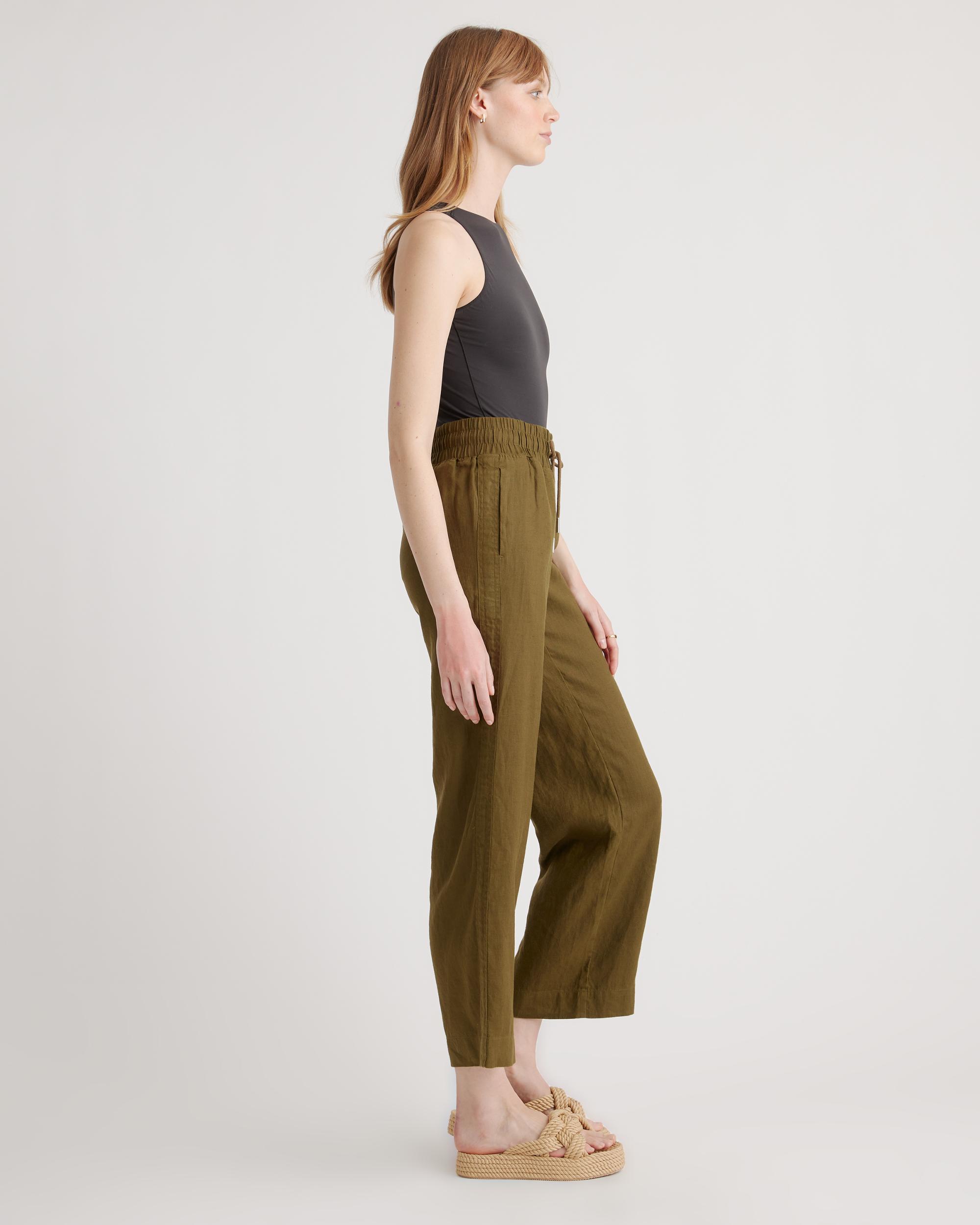 Quince | Women's 100% European Linen Wide Leg Pants Product Image