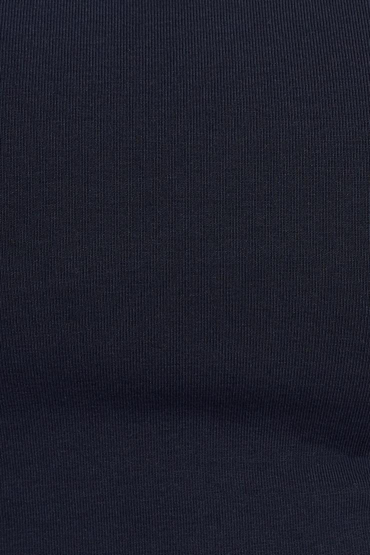 Crew Neck Open Back Tie Top Product Image