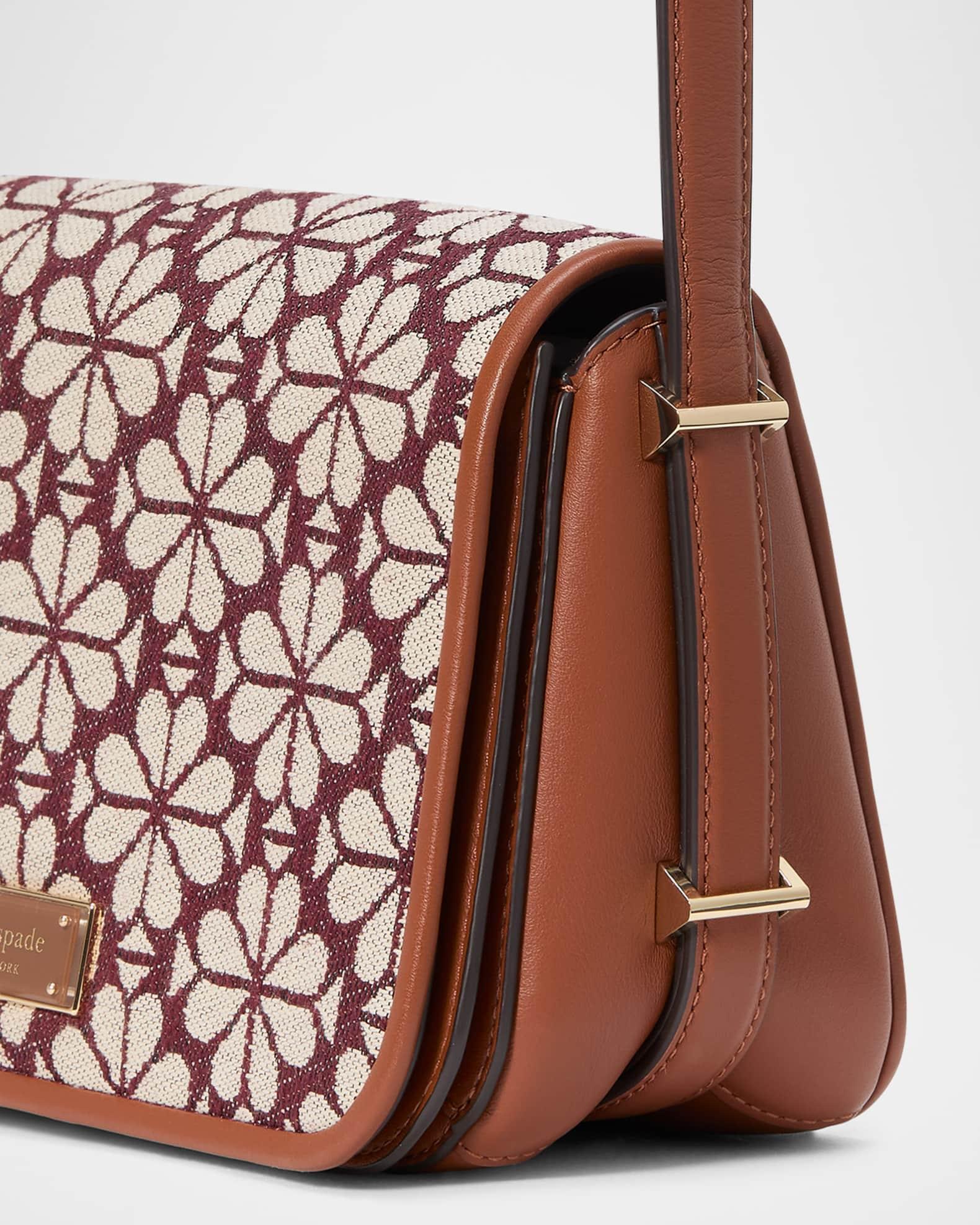 spade flower jacquard crossbody bag Product Image