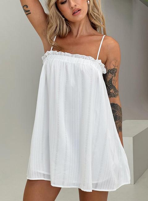 Marsaline Mini Dress White Product Image