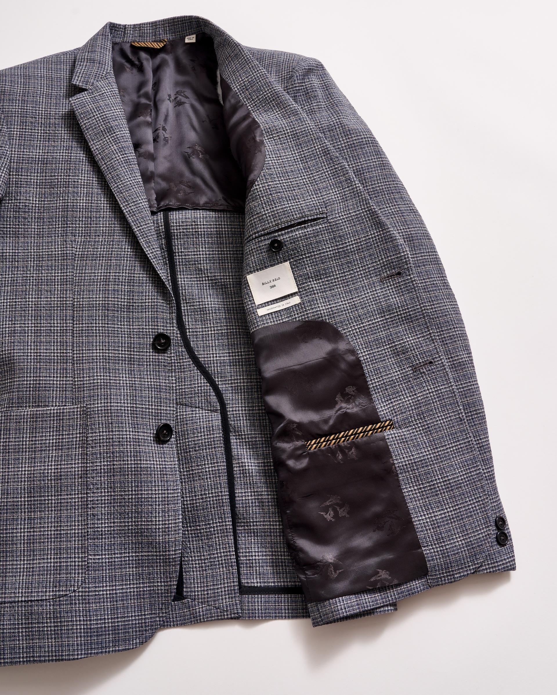 Micro-Plaid Walton Jacket -  Product Image