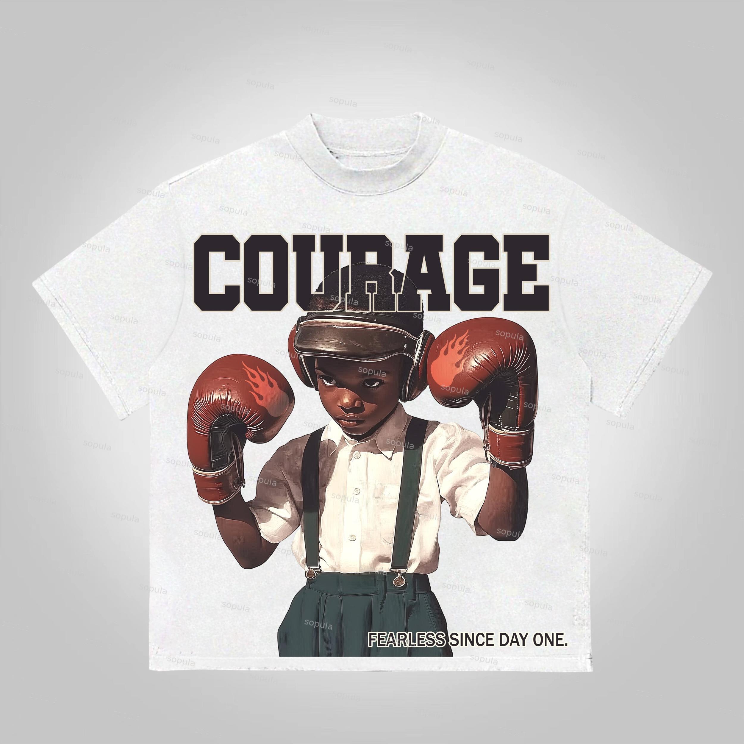 Sopula Born In The Streets, Made In The Ring Cotton T-Shirt Product Image