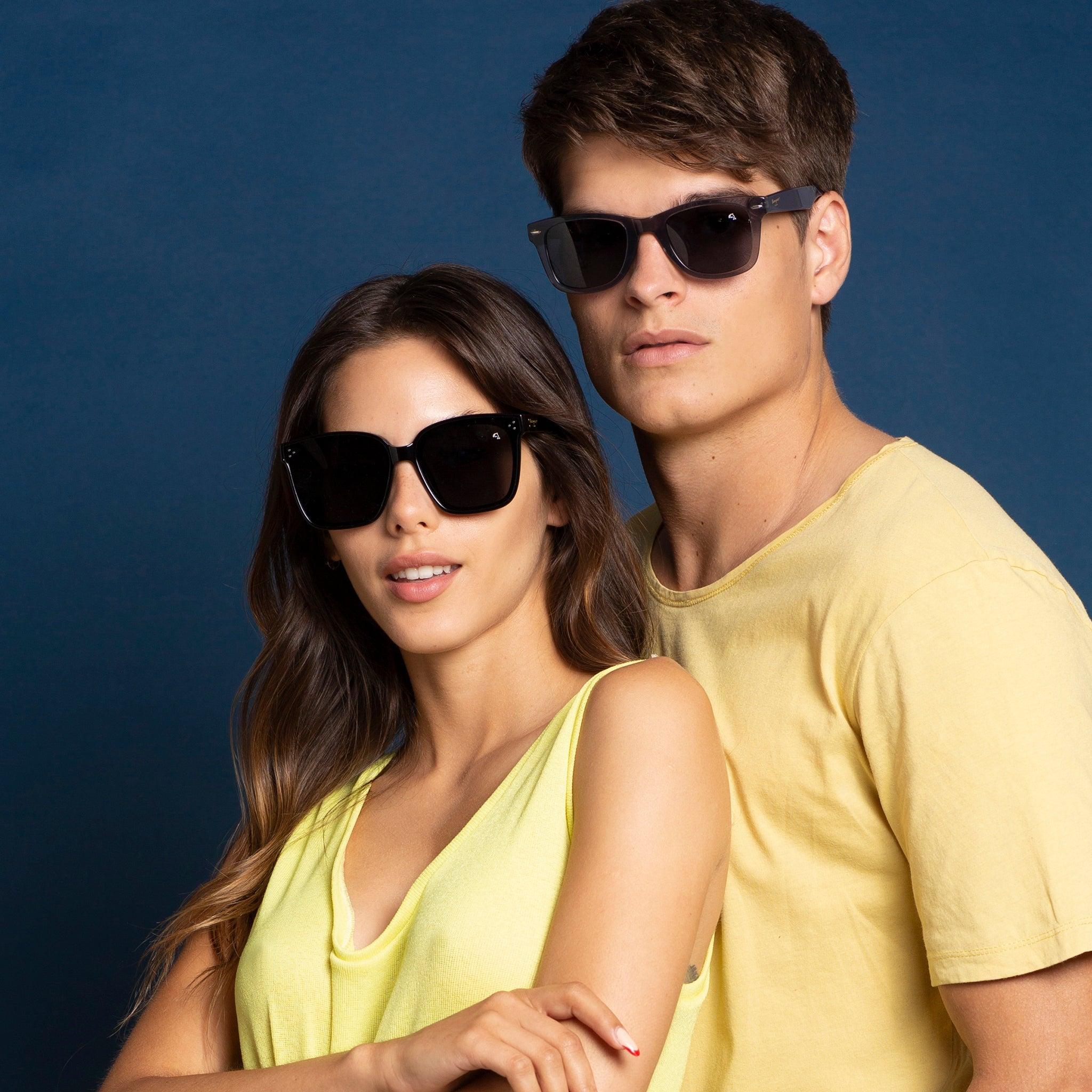 Biscayners Warren Black Sunglasses Unisex Product Image