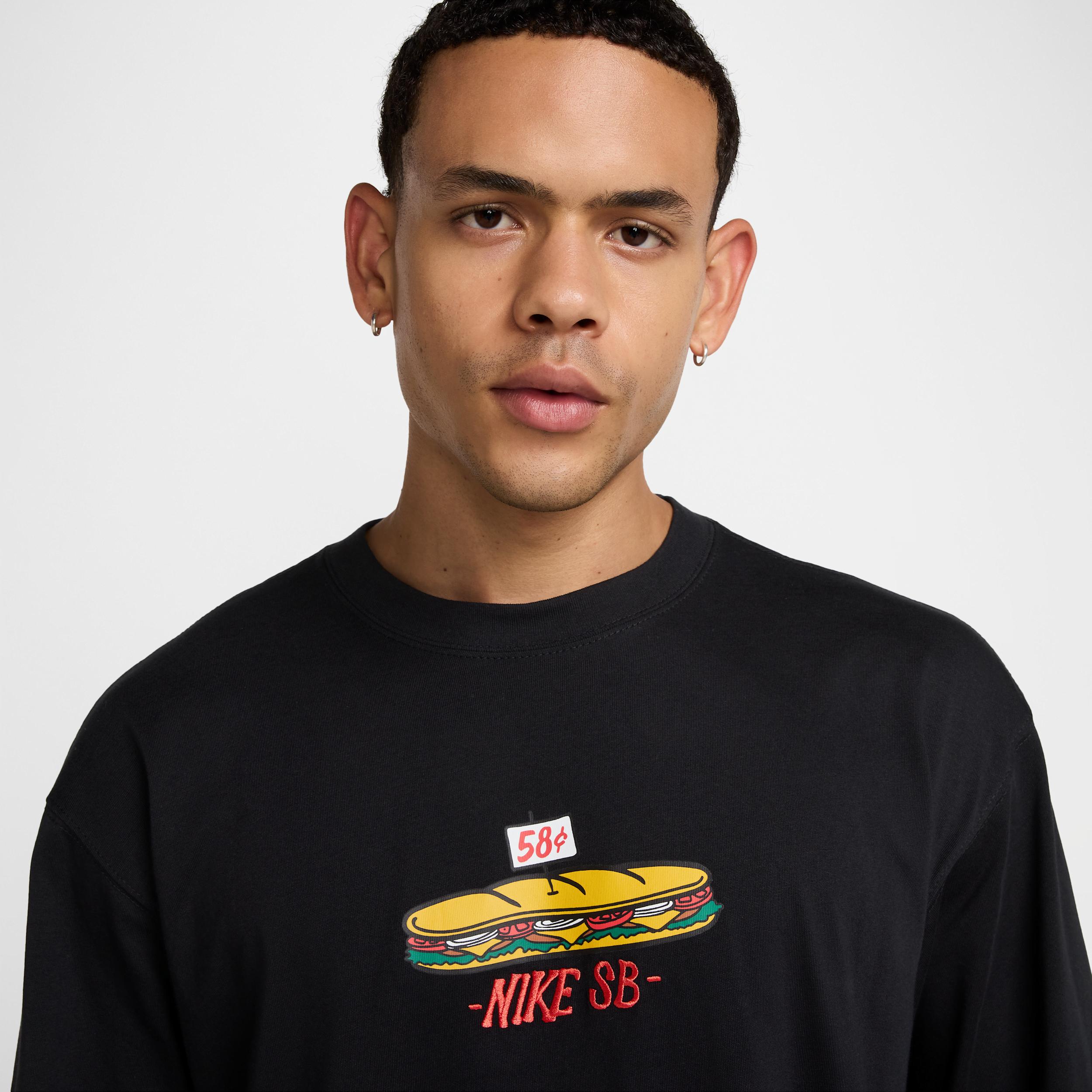 Mens Nike SB Long-Sleeved Max90 Skate T-Shirt | HJ0806-010 Product Image