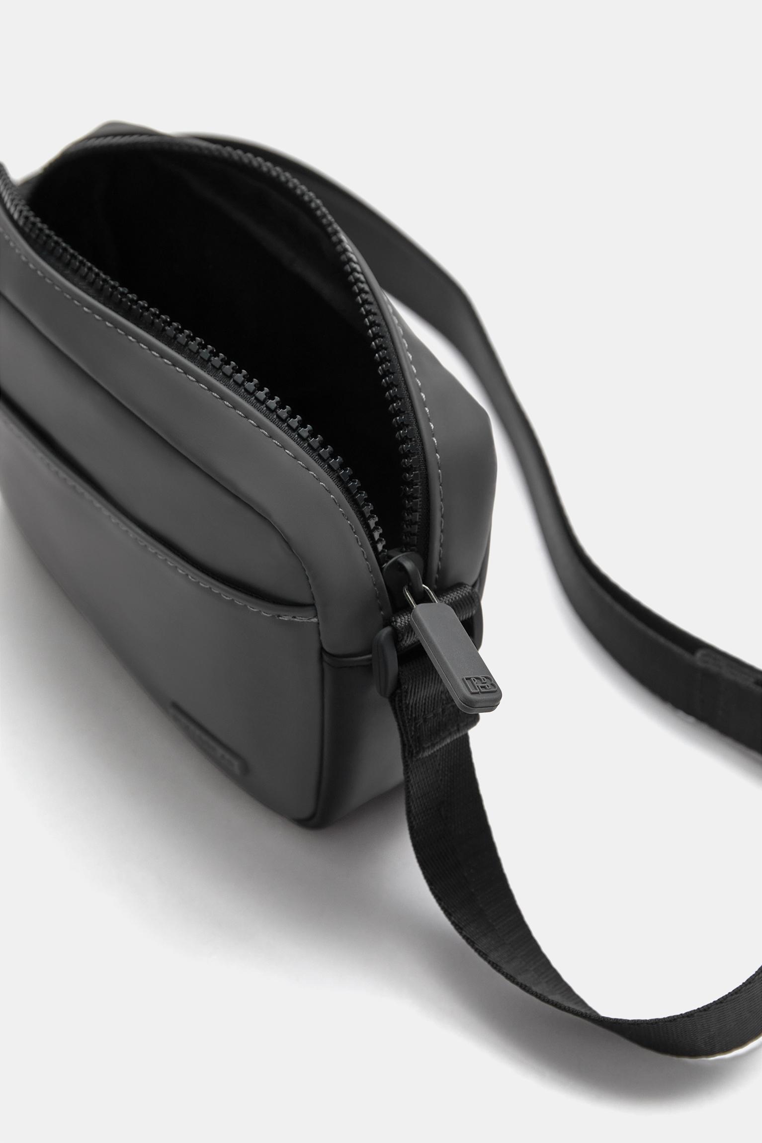 Rubberized crossbody bag Product Image