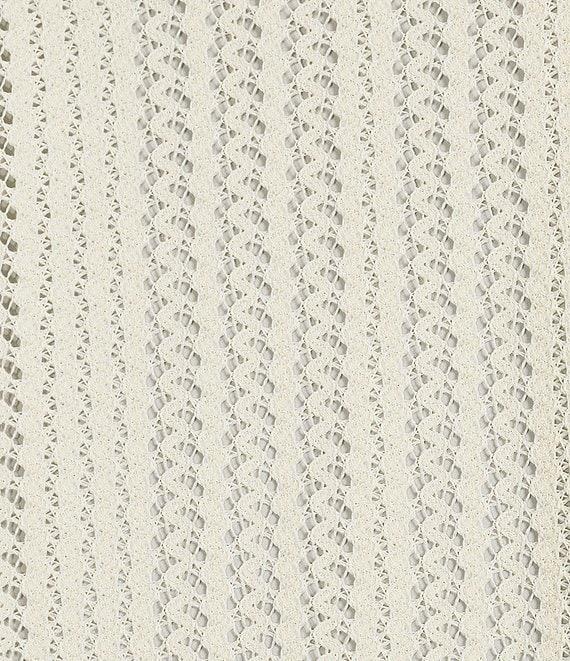 Investments Plus Size Soft Separates Mulit-Way Long Sleeve Crochet Coordinating Topper Product Image