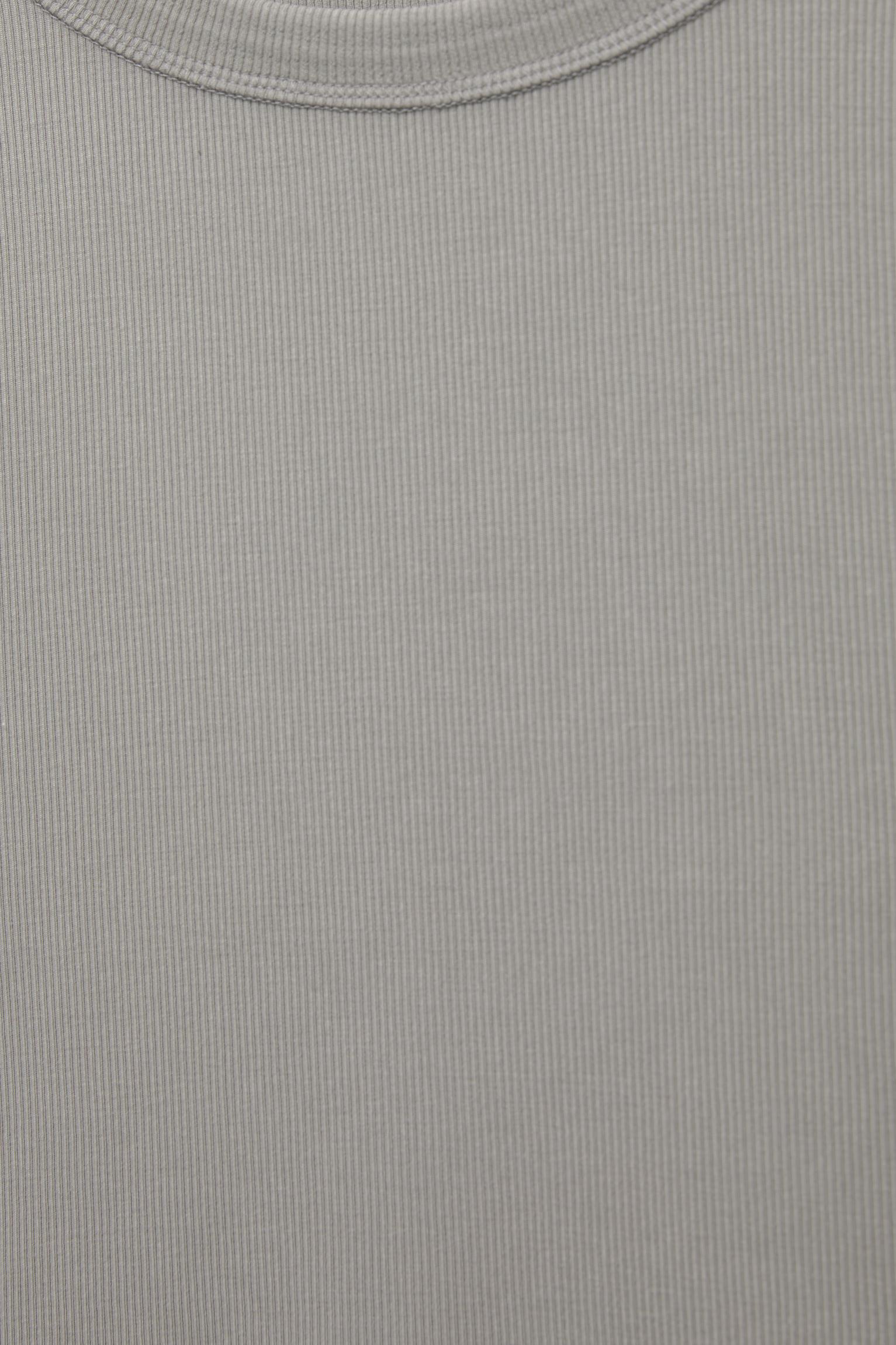 Ribbed cropped T-shirt Product Image