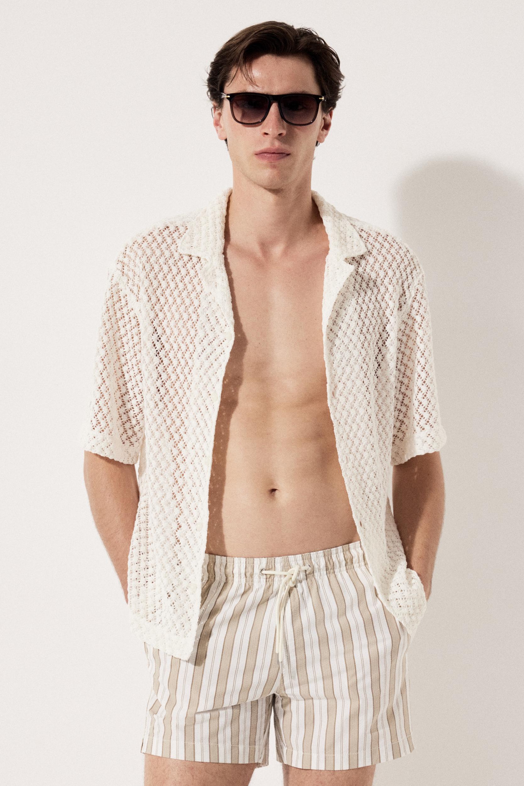 Seersucker Swim Shorts Product Image