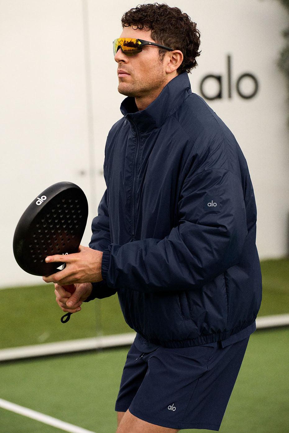 Latitude Light Weight 1/2 Zip Pullover Jacket - Navy Product Image